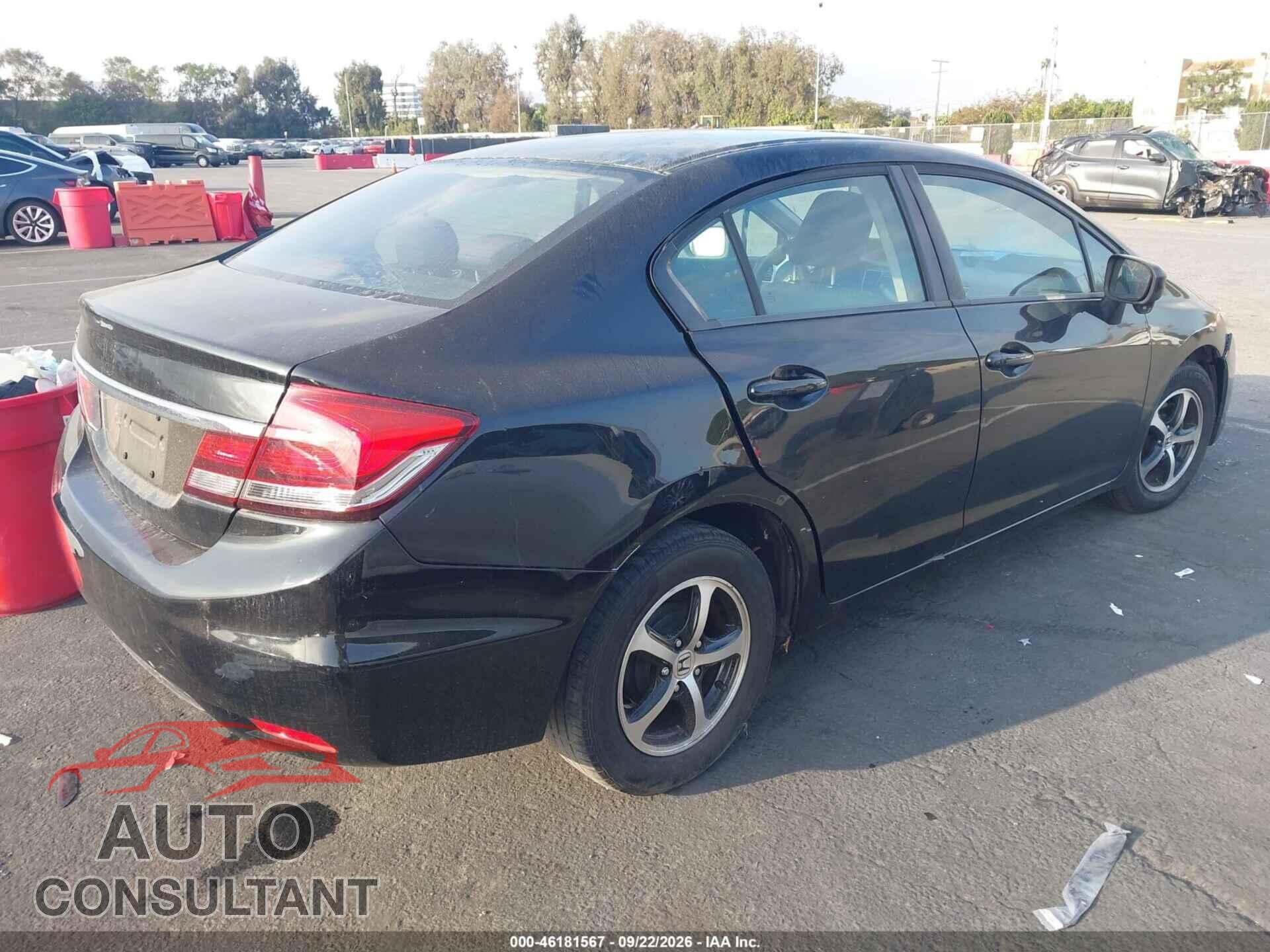 HONDA CIVIC 2015 - 19XFB2F77FE282271