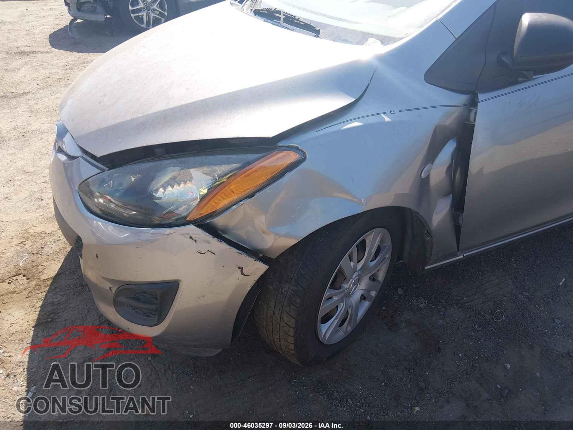 MAZDA MAZDA2 2013 - JM1DE1KY0D0166780