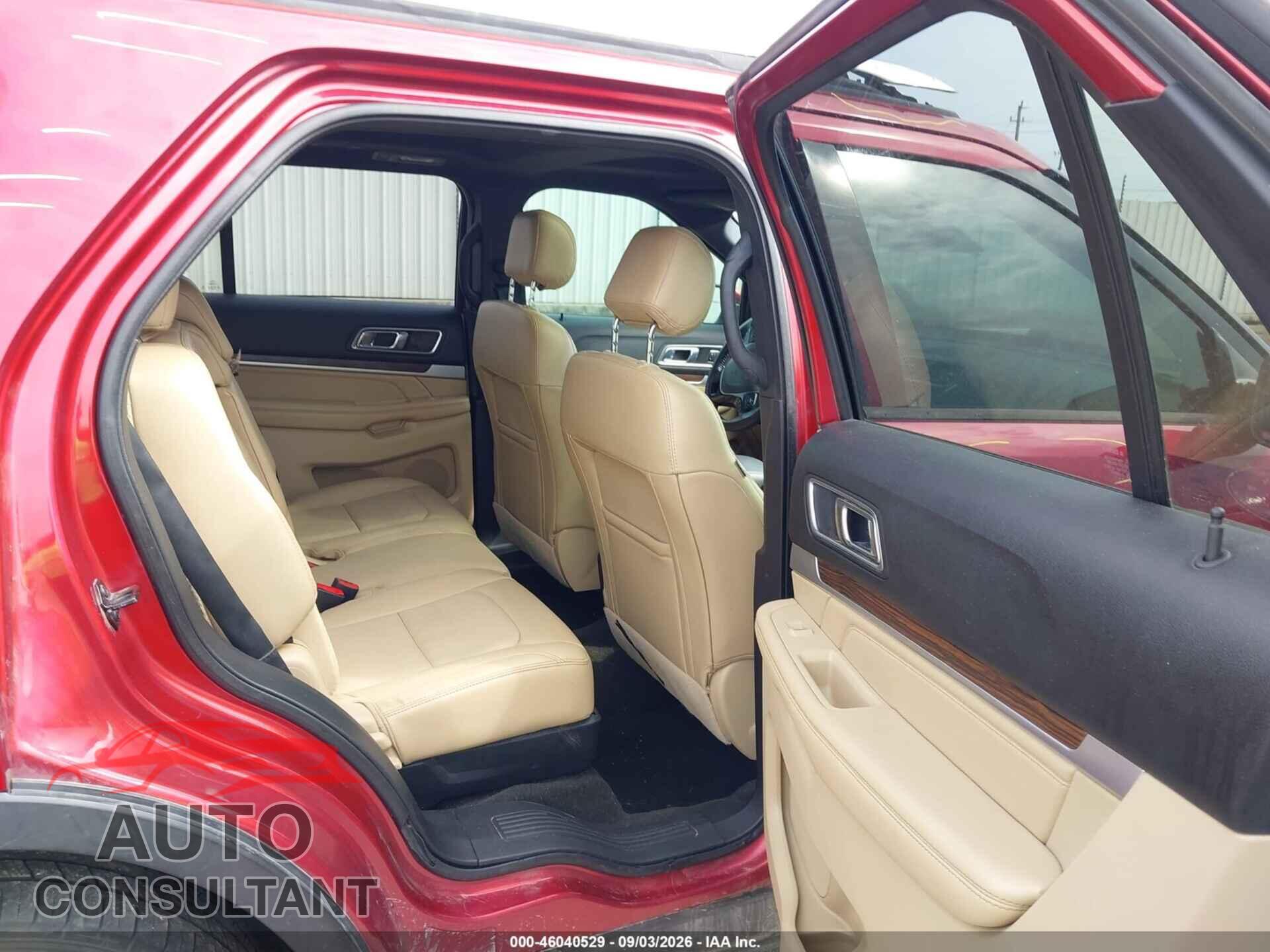 FORD EXPLORER 2017 - 1FM5K7F80HGA98807