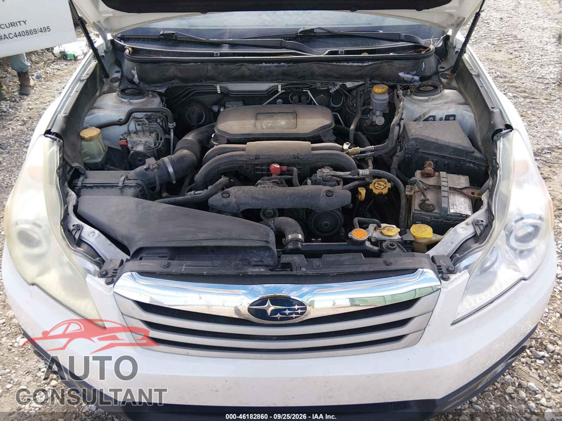 SUBARU OUTBACK 2011 - 4S4BRCCC5B3369102