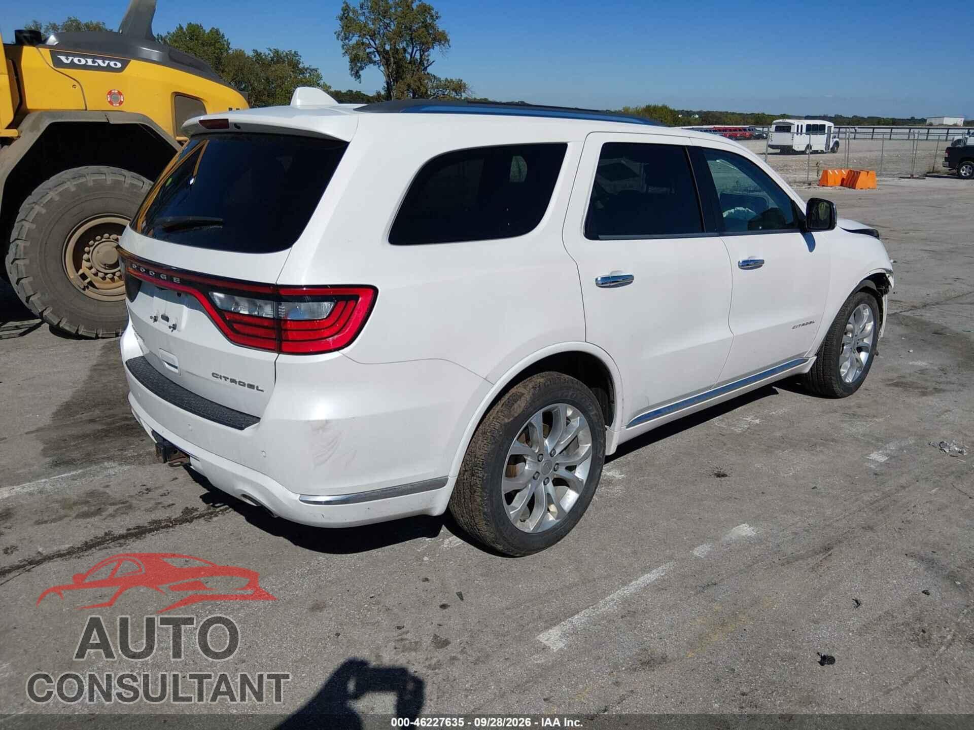 DODGE DURANGO 2017 - 1C4RDJEG9HC839601