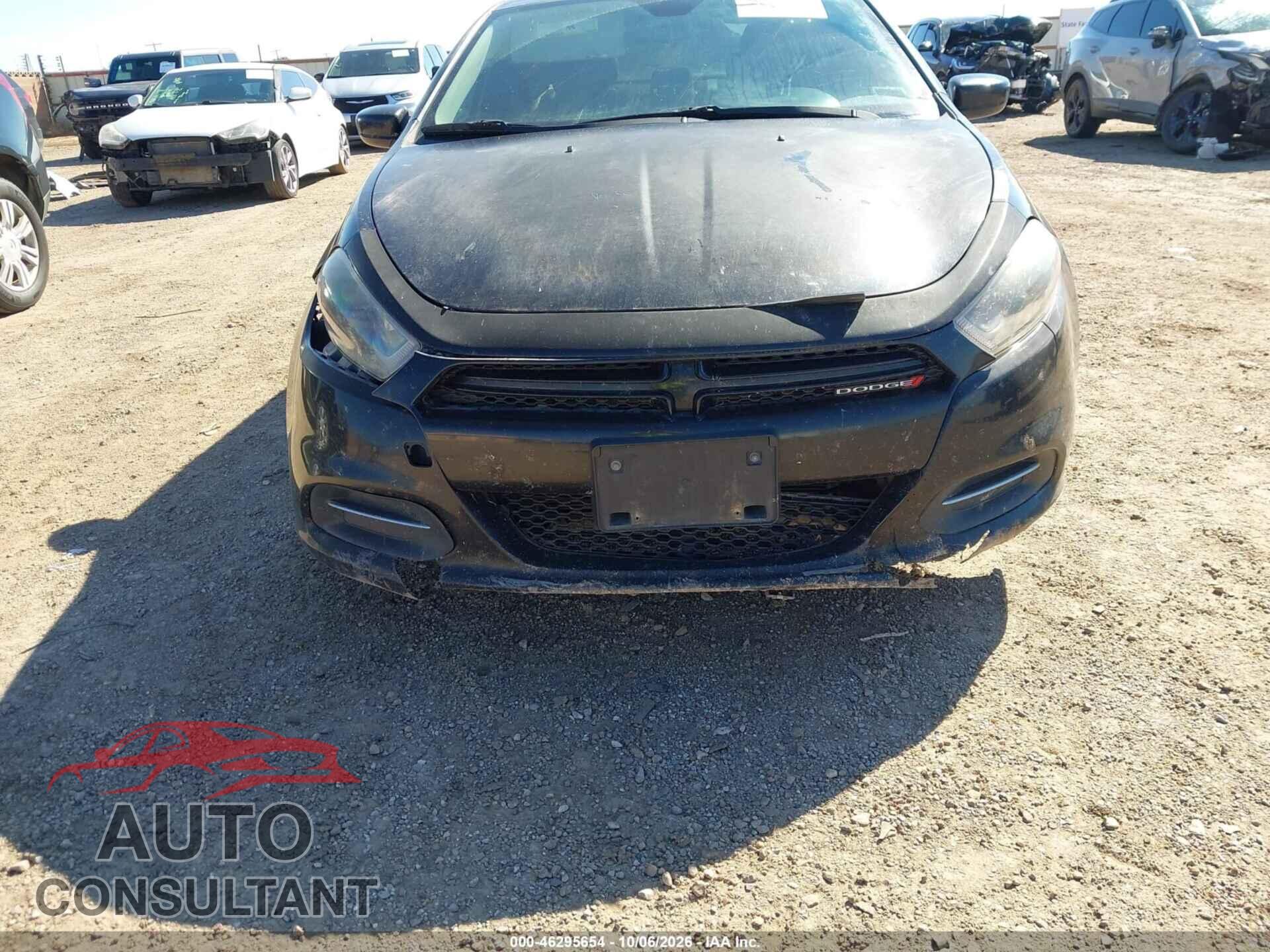 DODGE DART 2015 - 1C3CDFBB4FD172640