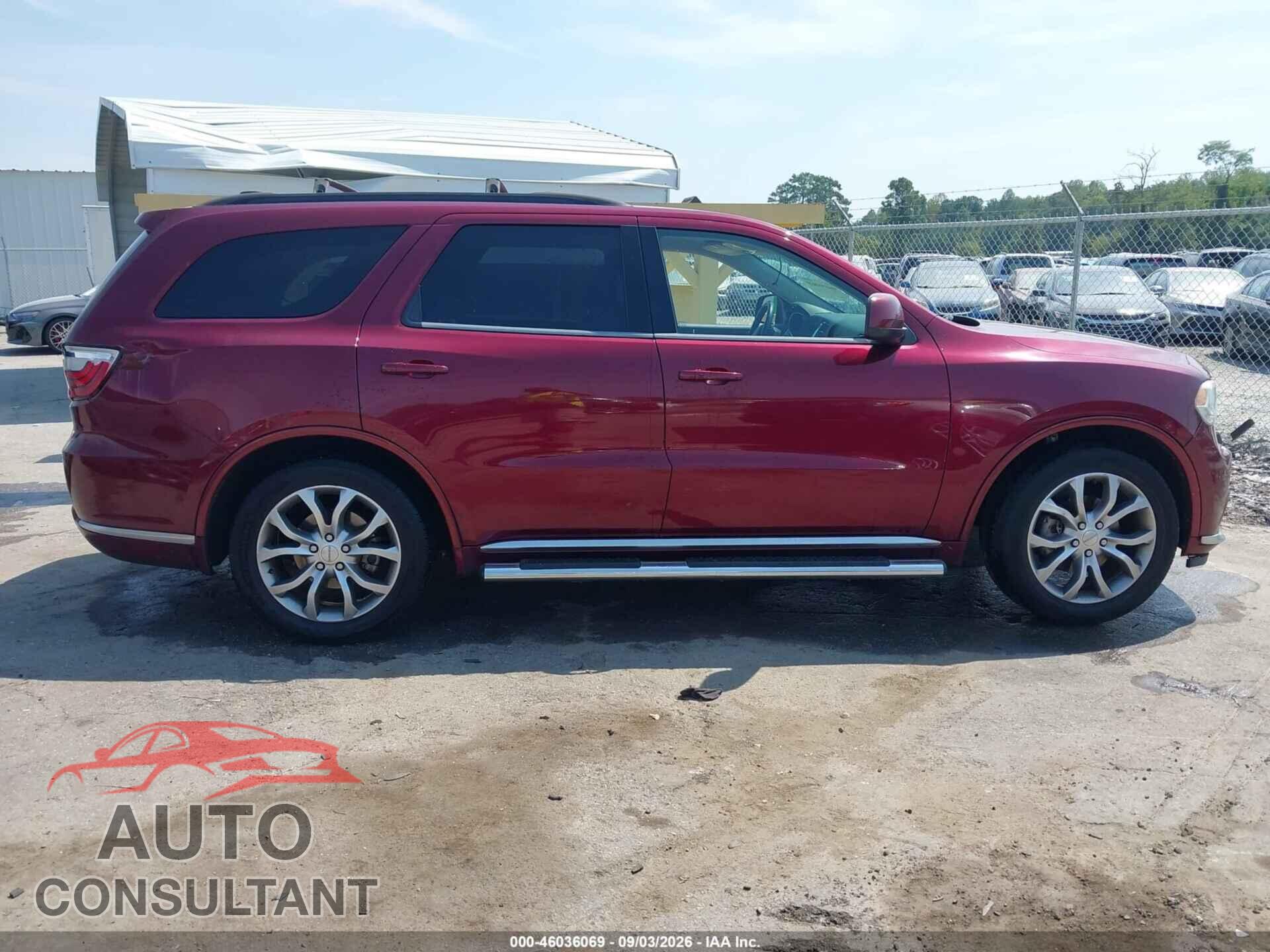DODGE DURANGO 2017 - 1C4RDHAGXHC829321