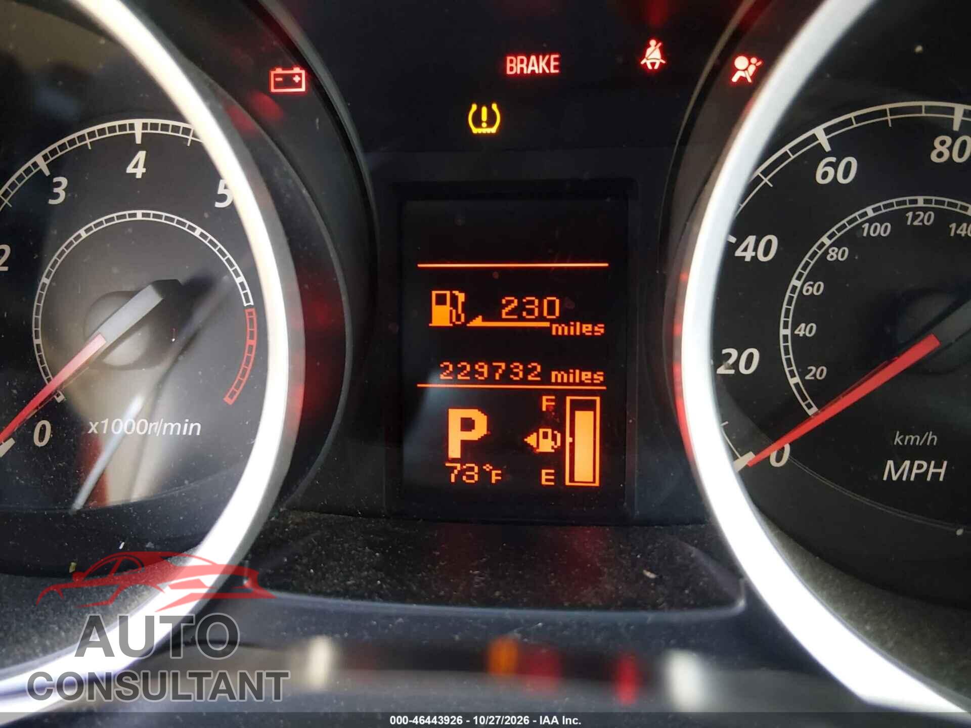 MITSUBISHI LANCER 2012 - JA32V2FW3CU022037