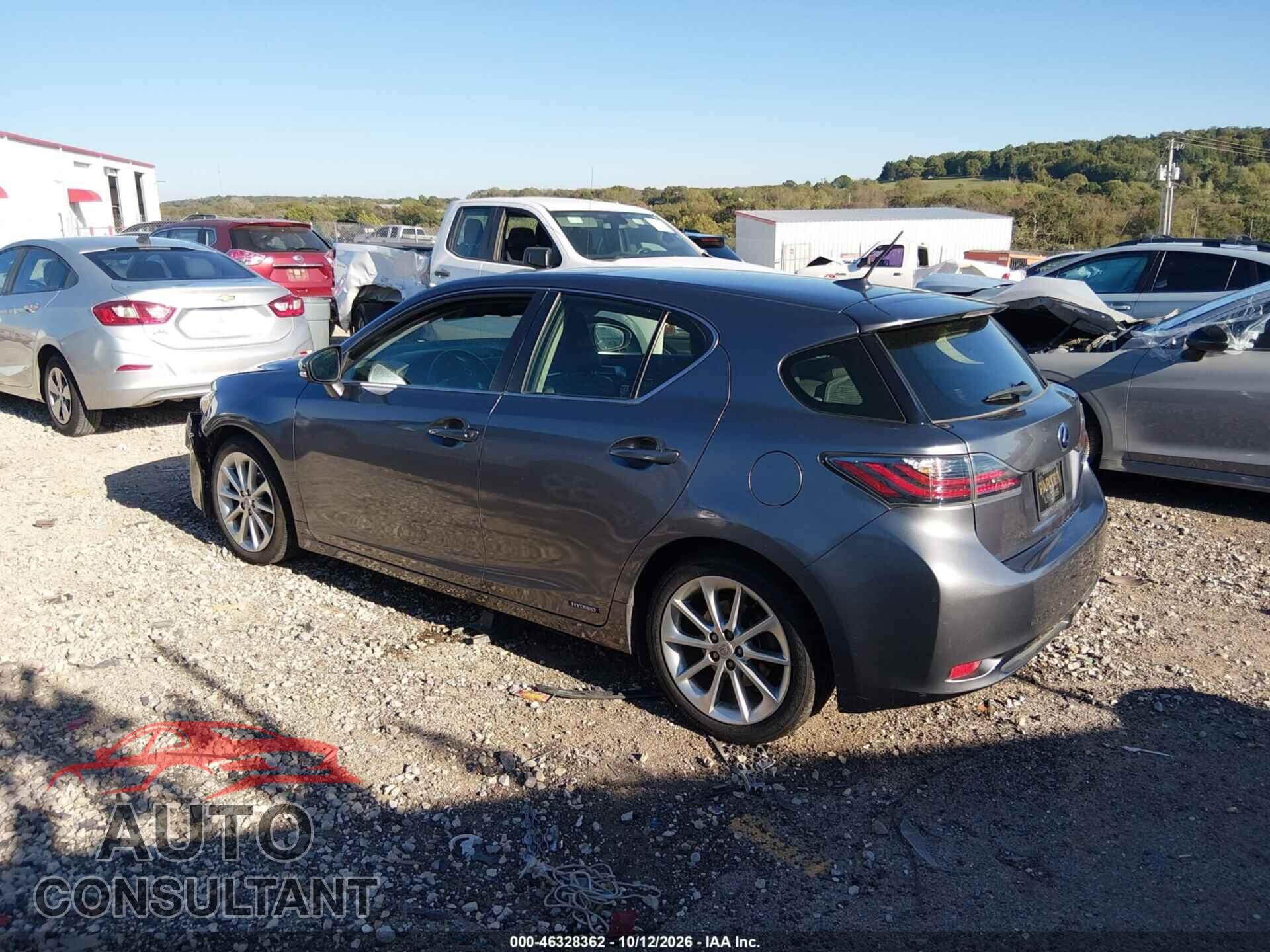 LEXUS CT 200H 2012 - JTHKD5BH9C2096537