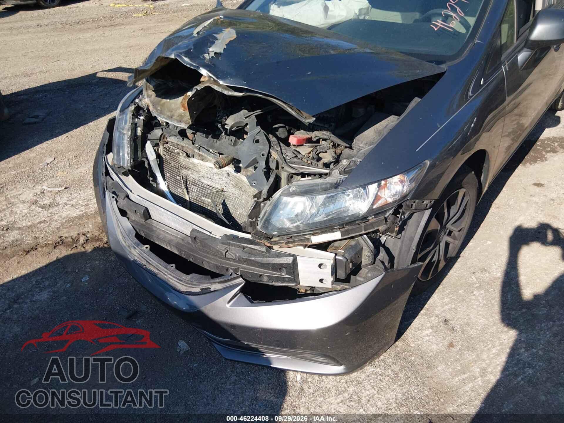 HONDA CIVIC 2013 - 19XFB2F82DE281101