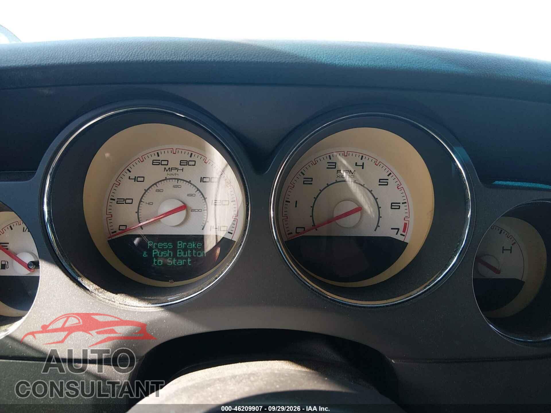 DODGE CHALLENGER 2013 - 2C3CDYAG2DH704492