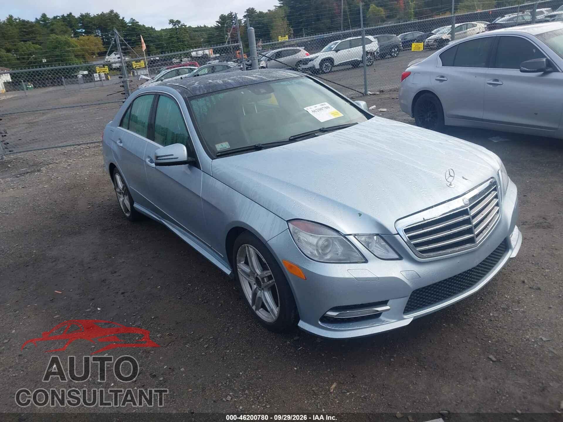 MERCEDES-BENZ E-CLASS 2013 - WDDHF8JB6DA723132