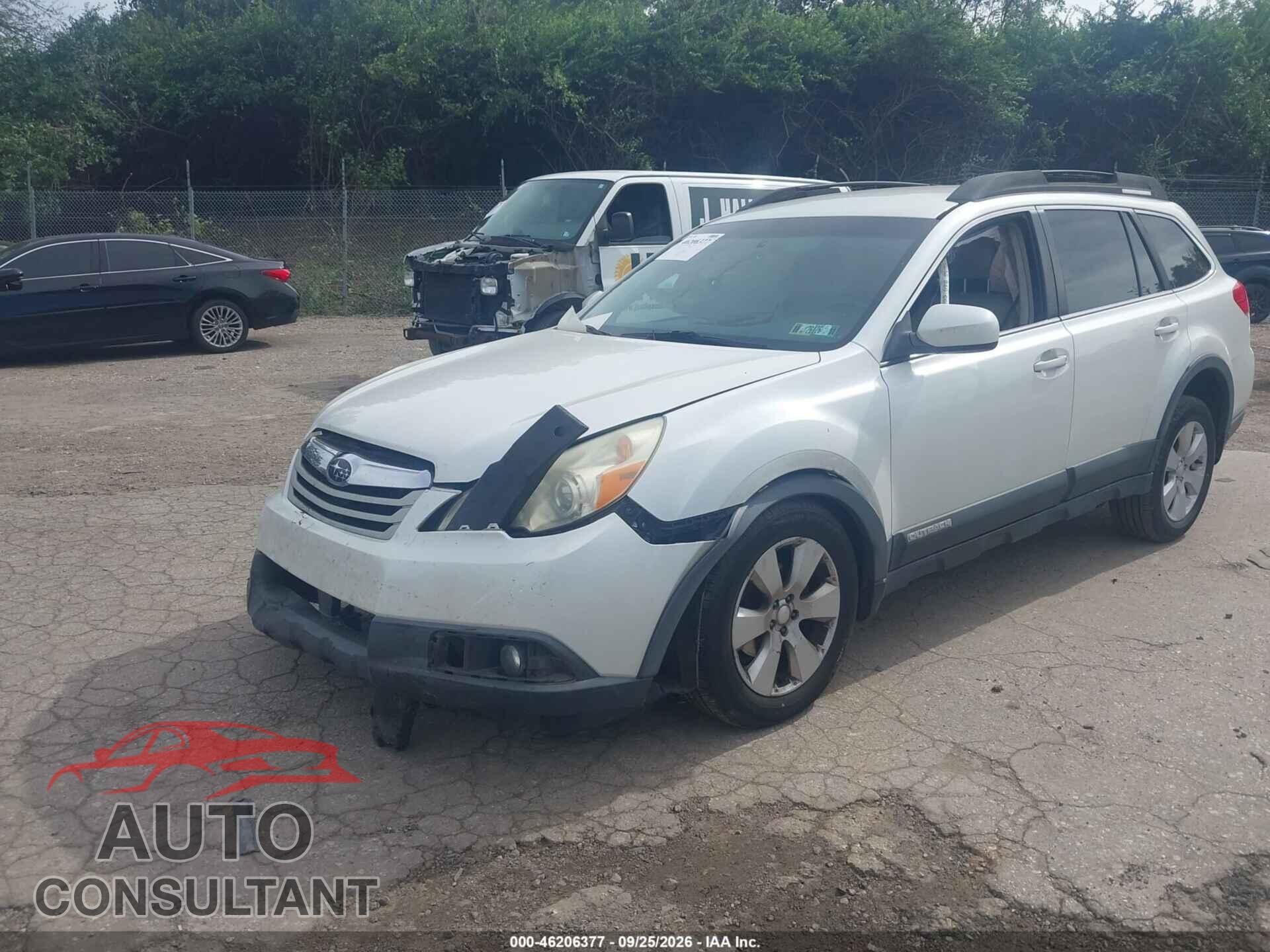 SUBARU OUTBACK 2011 - 4S4BRBCC1B3343185