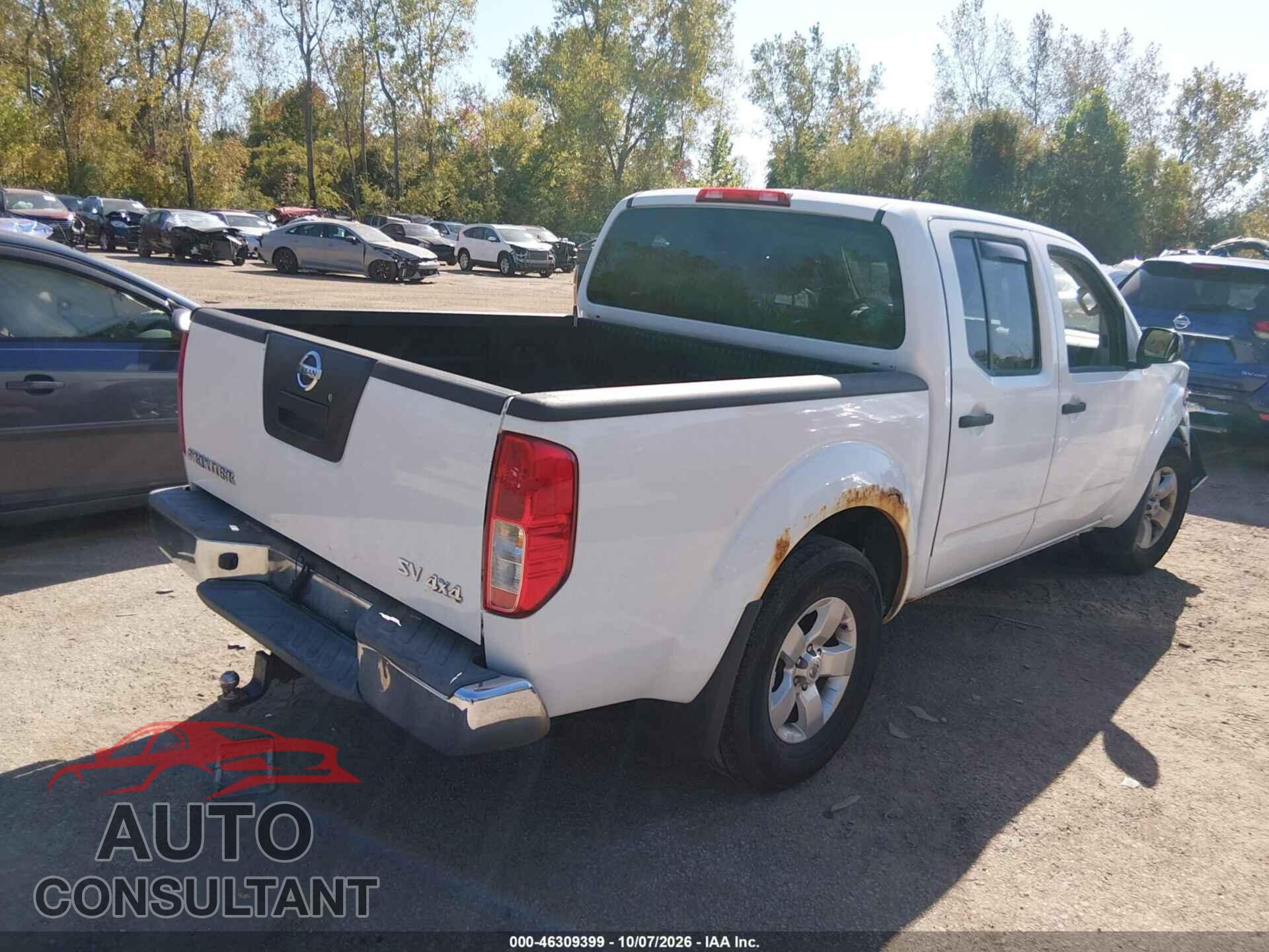NISSAN FRONTIER 2012 - 1N6AD0EV0CC437994
