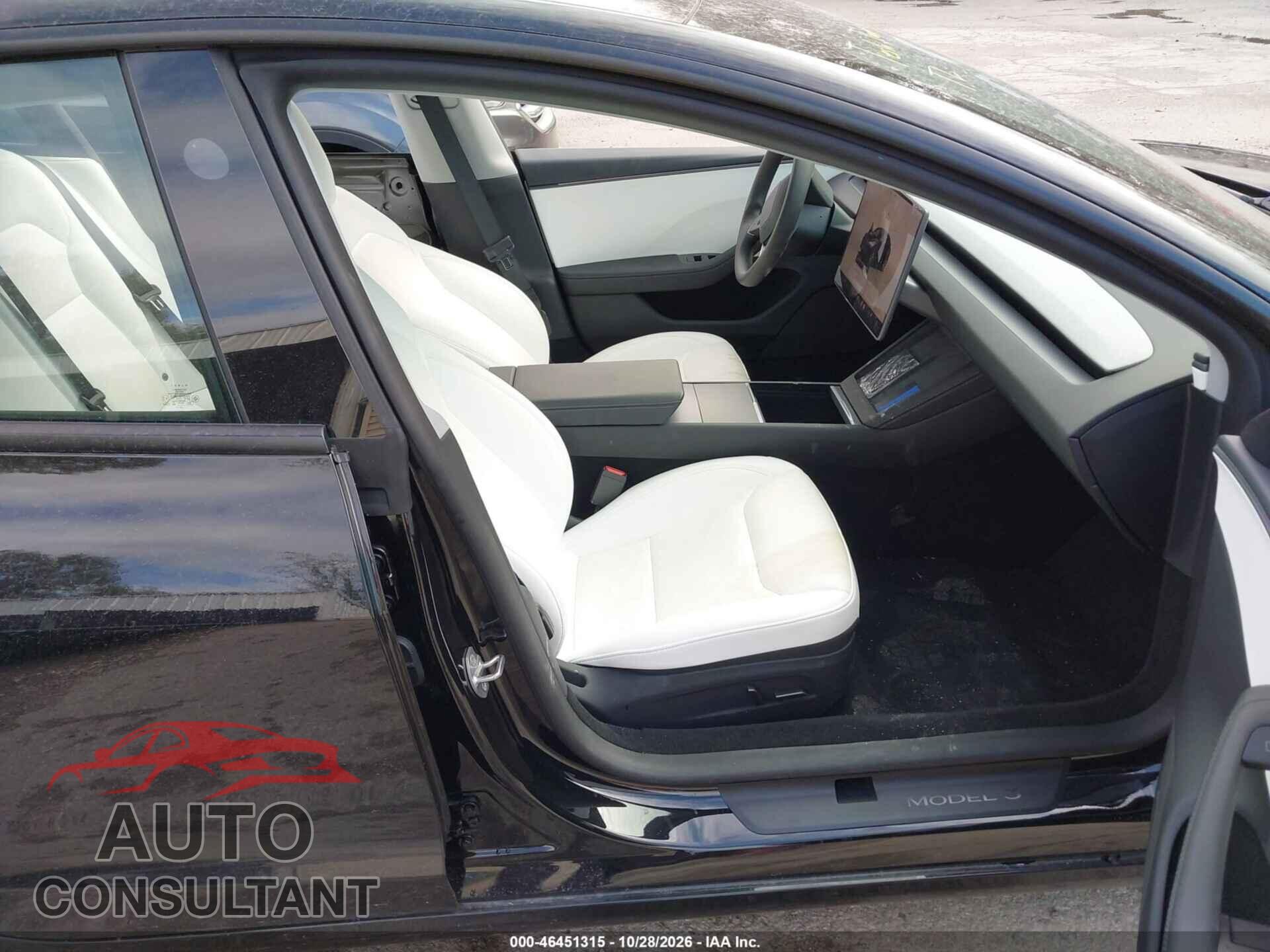 TESLA MODEL 3 2026 - 5YJ3E1EAXTF209936