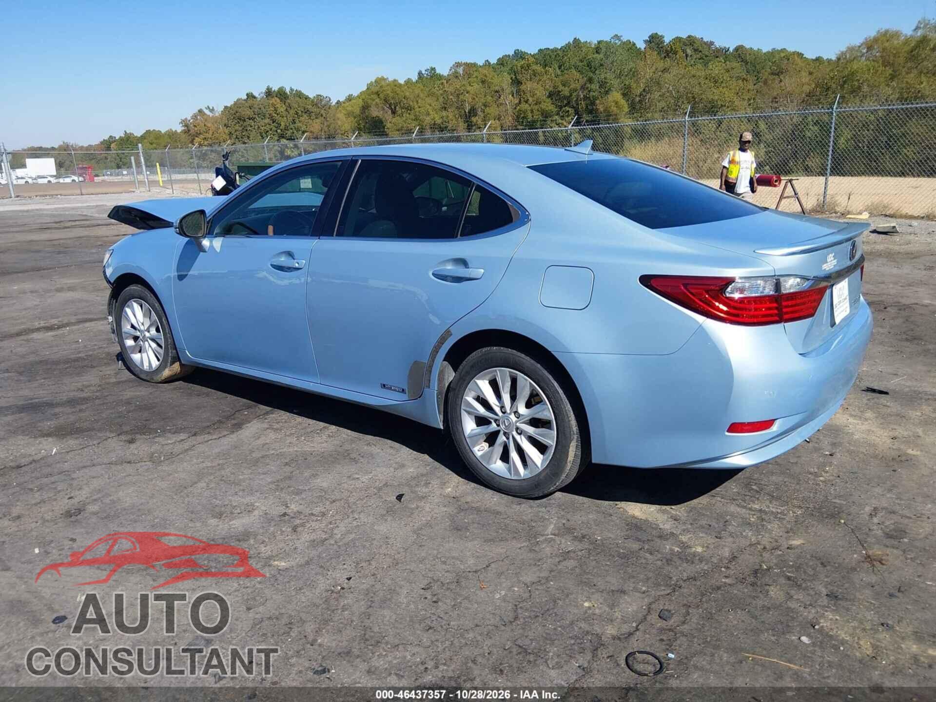 LEXUS ES 300H 2013 - JTHBW1GG9D2009952