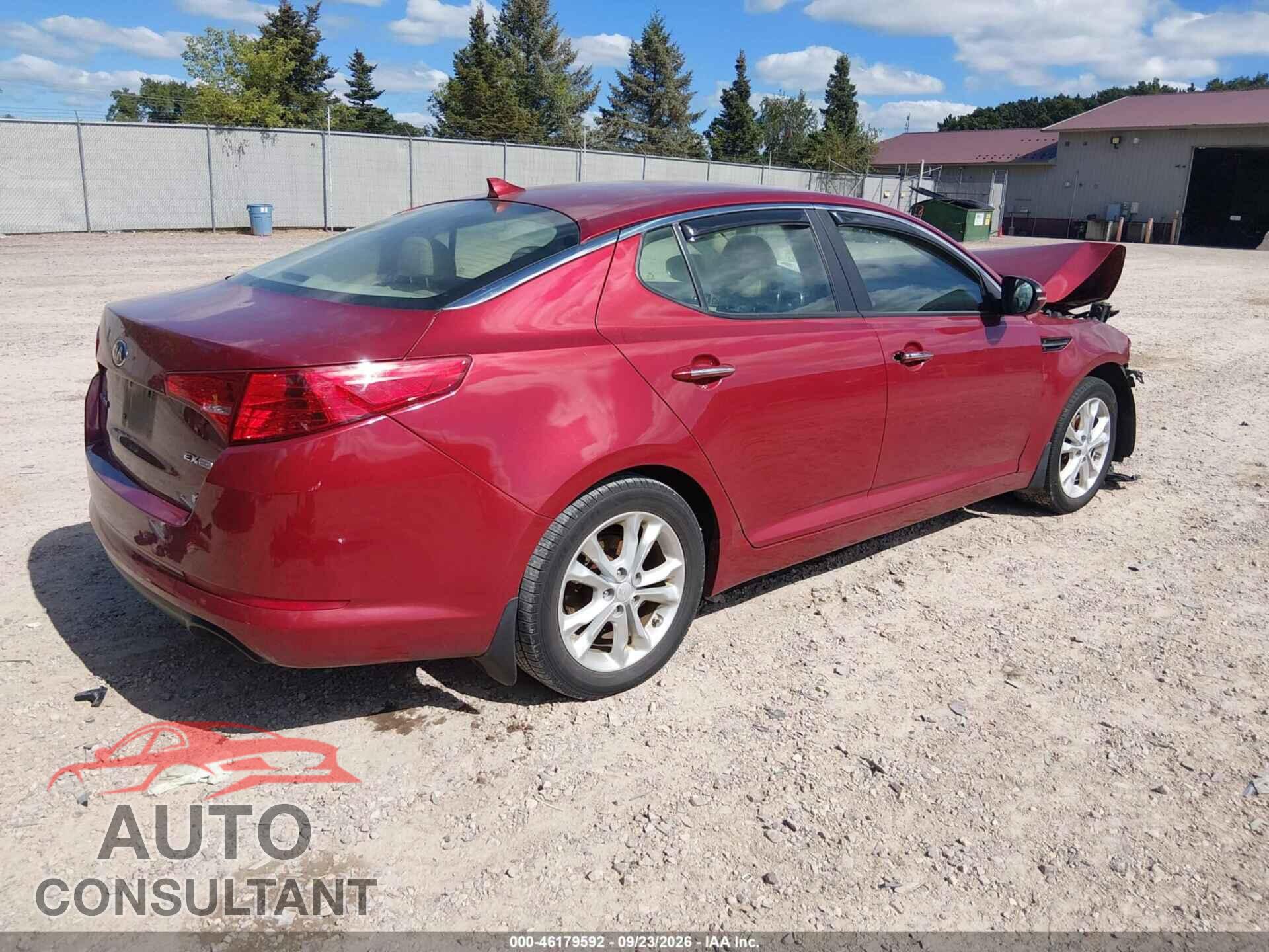 KIA OPTIMA 2013 - 5XXGN4A71DG192004