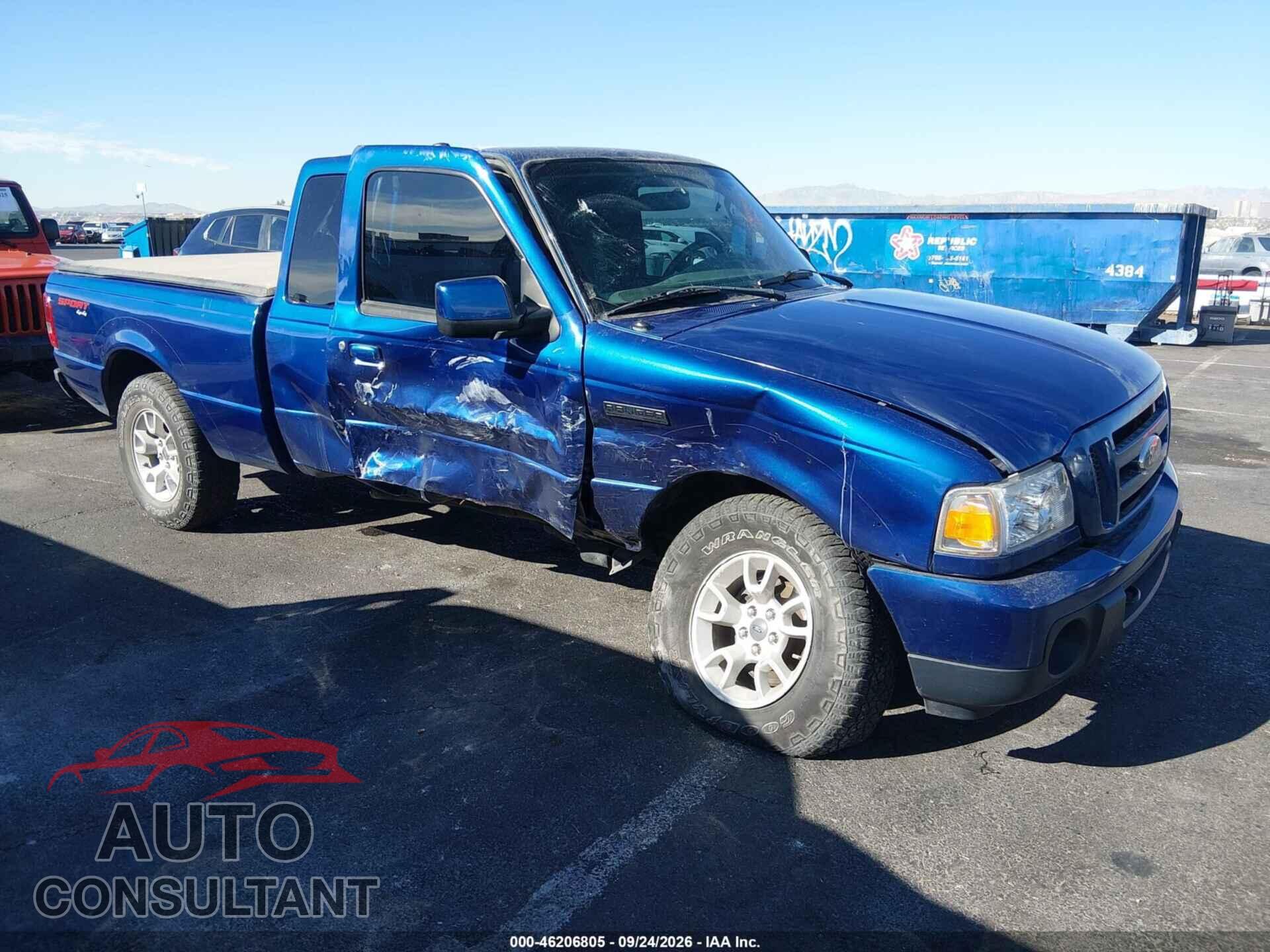 FORD RANGER 2011 - 1FTLR4FE7BPB04296
