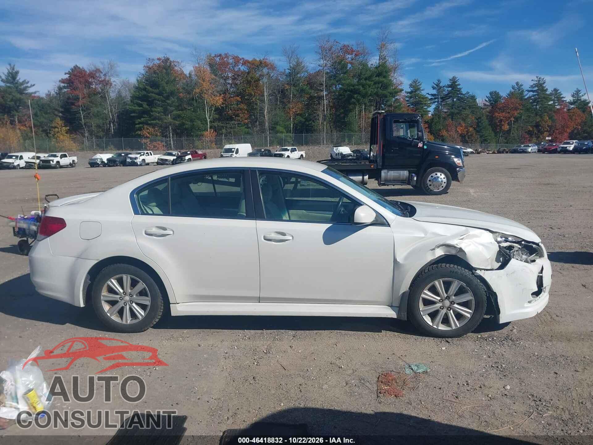 SUBARU LEGACY 2012 - 4S3BMBC64C3040657