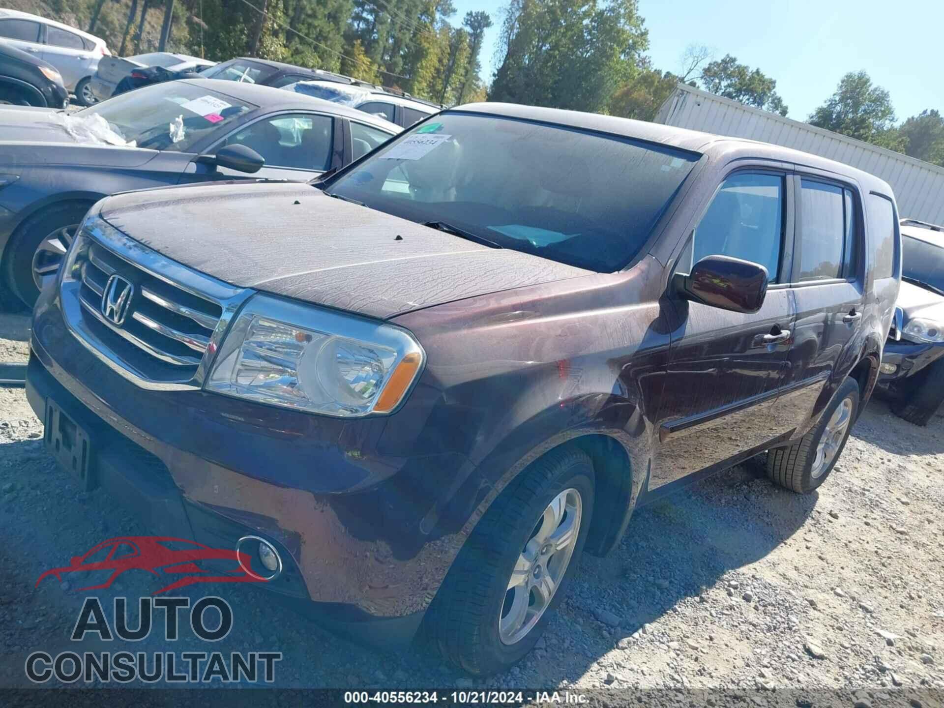 HONDA PILOT 2013 - 5FNYF4H53DB078224