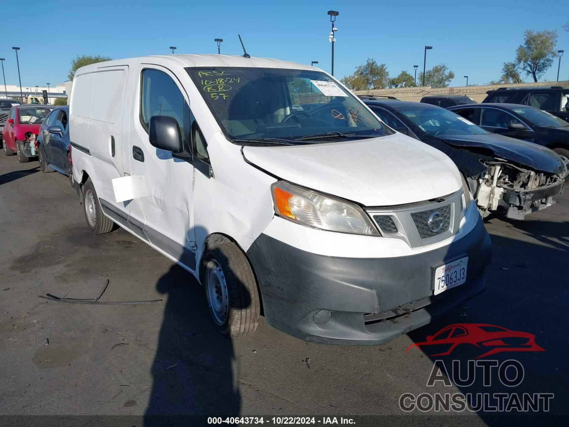 NISSAN NV200 2019 - 3N6CM0KN8KK701324