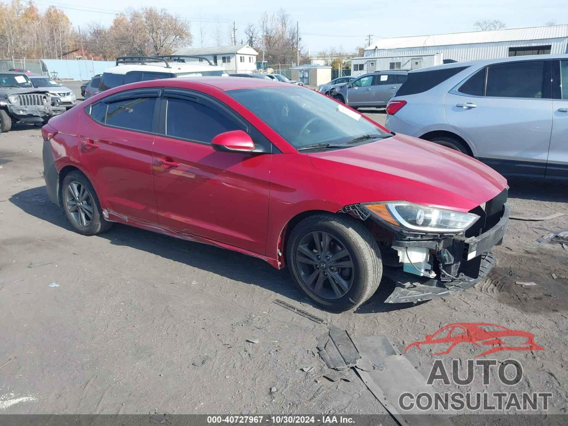 HYUNDAI ELANTRA 2017 - 5NPD84LF8HH118975