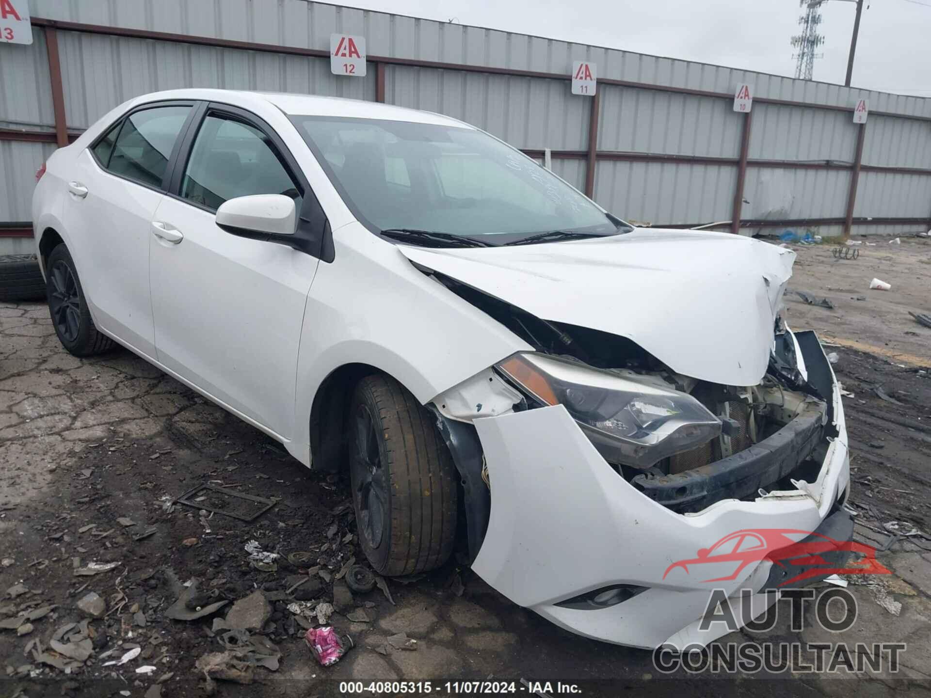 TOYOTA COROLLA 2015 - 2T1BURHE3FC359519