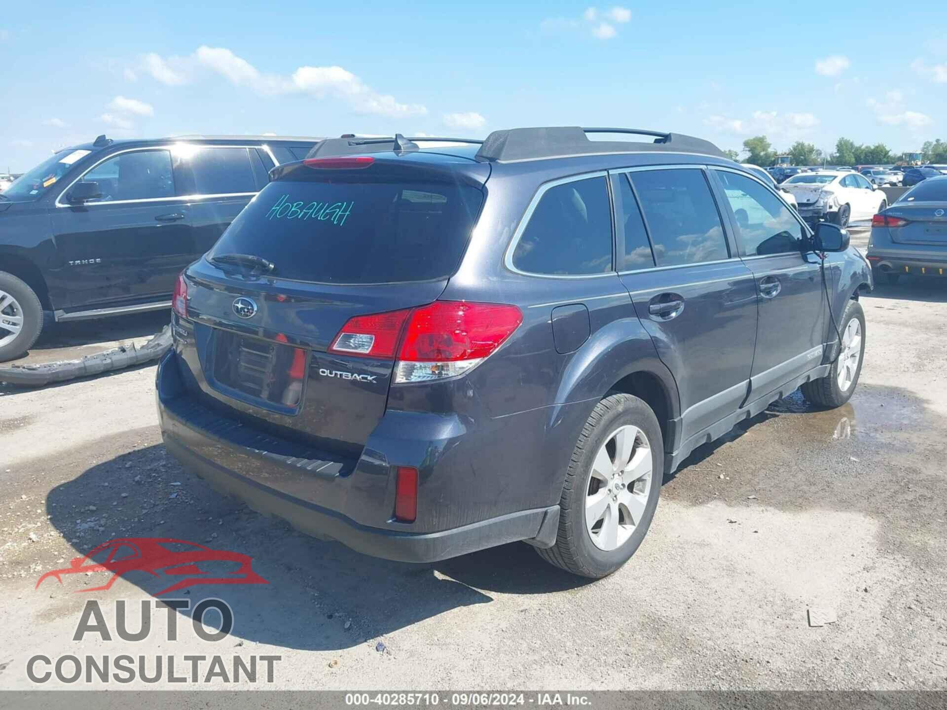 SUBARU OUTBACK 2012 - 4S4BRCKC2C3266867