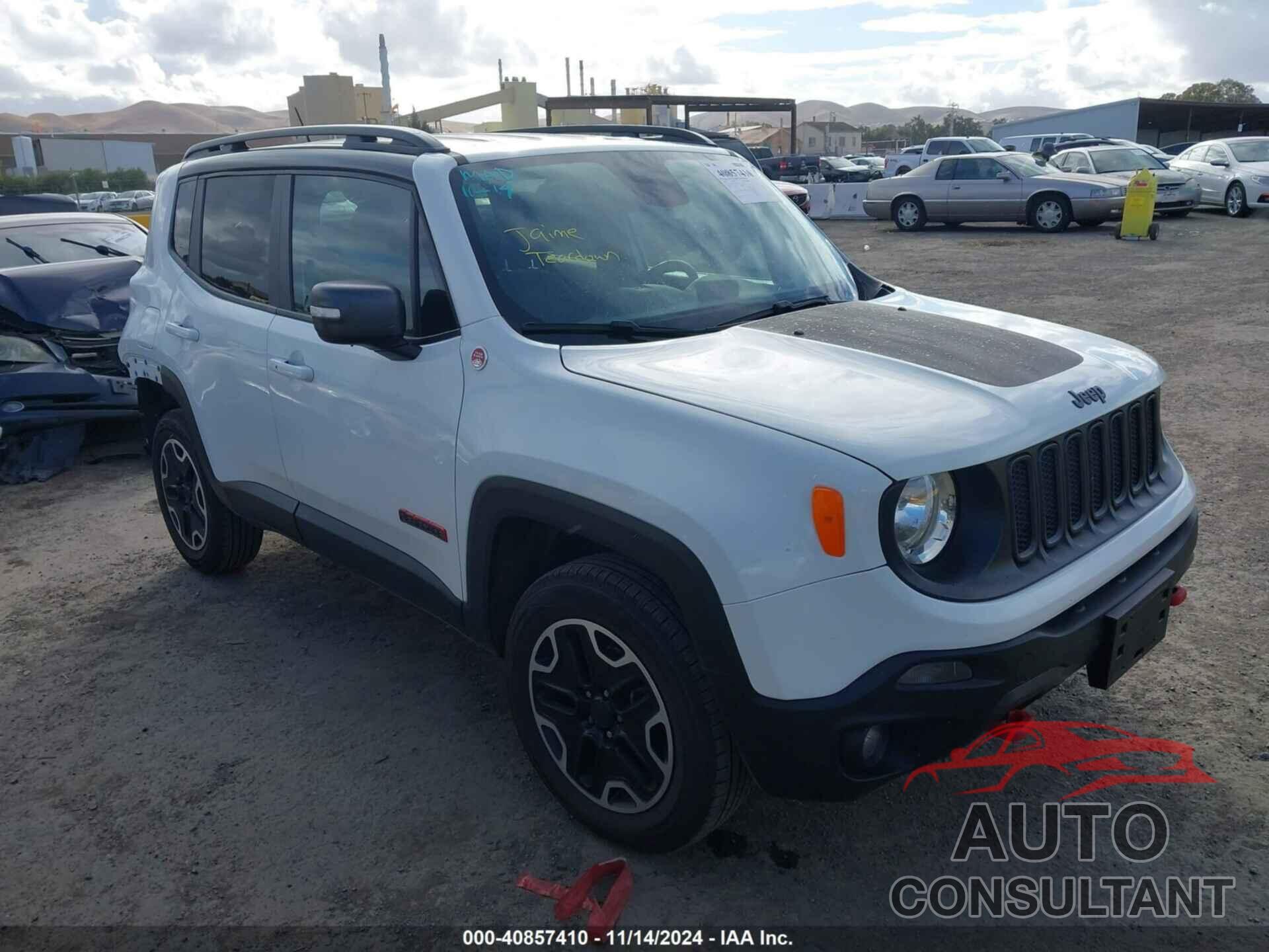 JEEP RENEGADE 2016 - ZACCJBCT1GPD72656