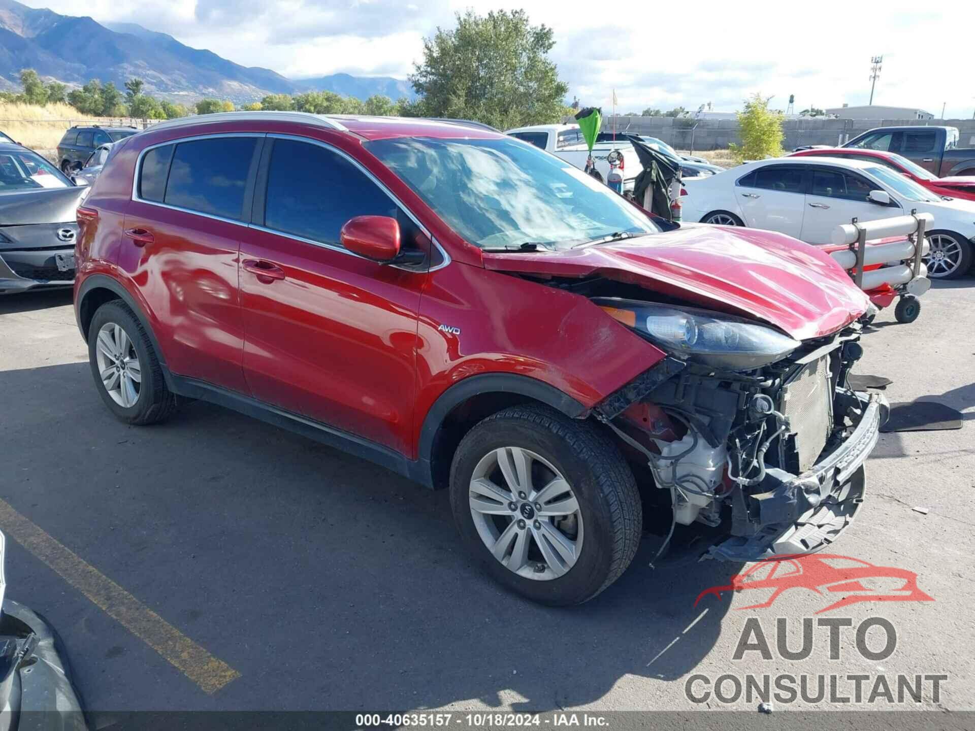 KIA SPORTAGE 2017 - KNDPMCAC9H7245315
