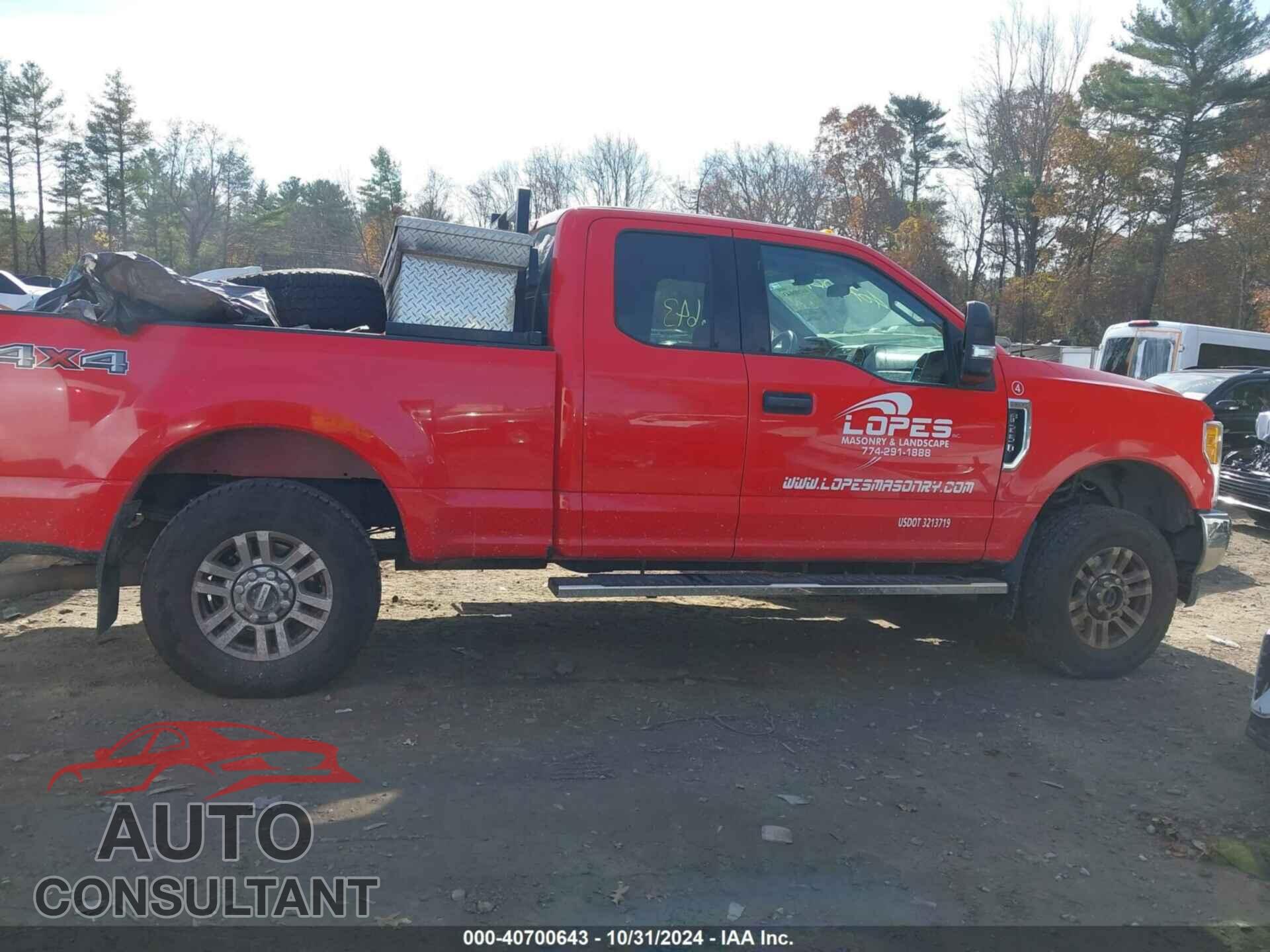 FORD F-250 2017 - 1FT7X2B64HEF03875