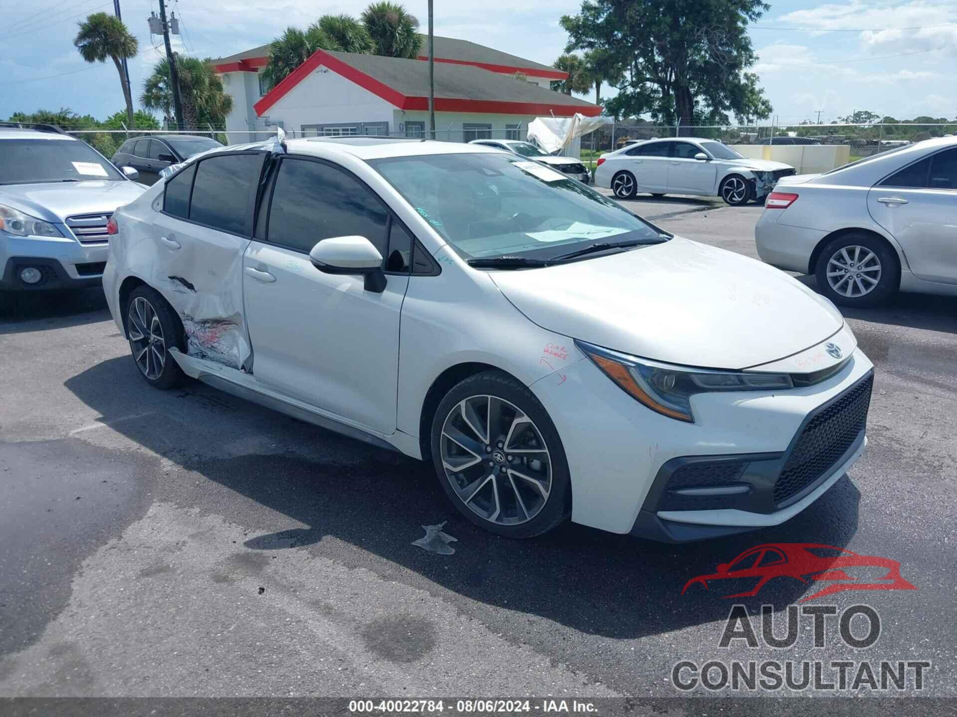 TOYOTA COROLLA 2020 - 5YFP4RCE7LP028483