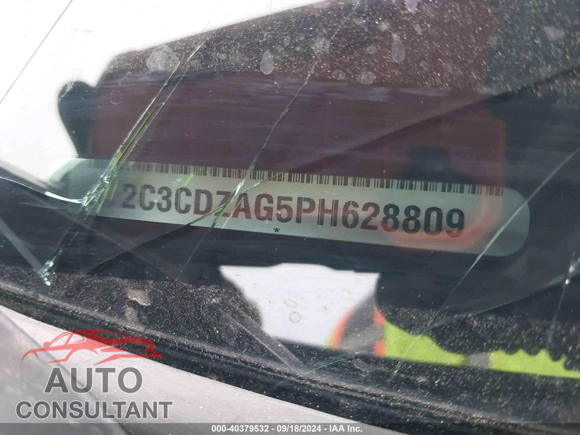 DODGE CHALLENGER 2023 - 2C3CDZAG5PH628809