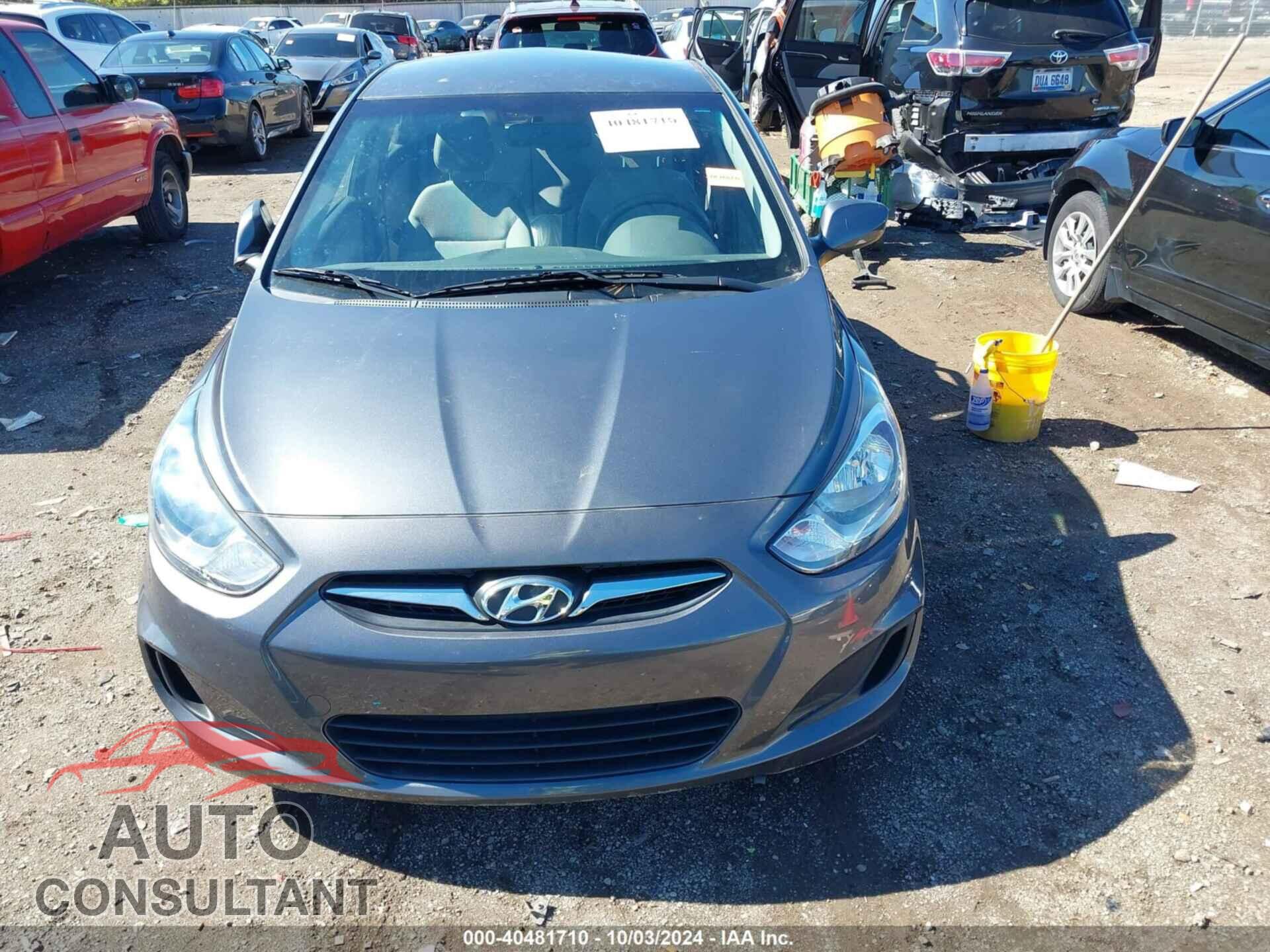 HYUNDAI ACCENT 2013 - KMHCT4AE7DU394032