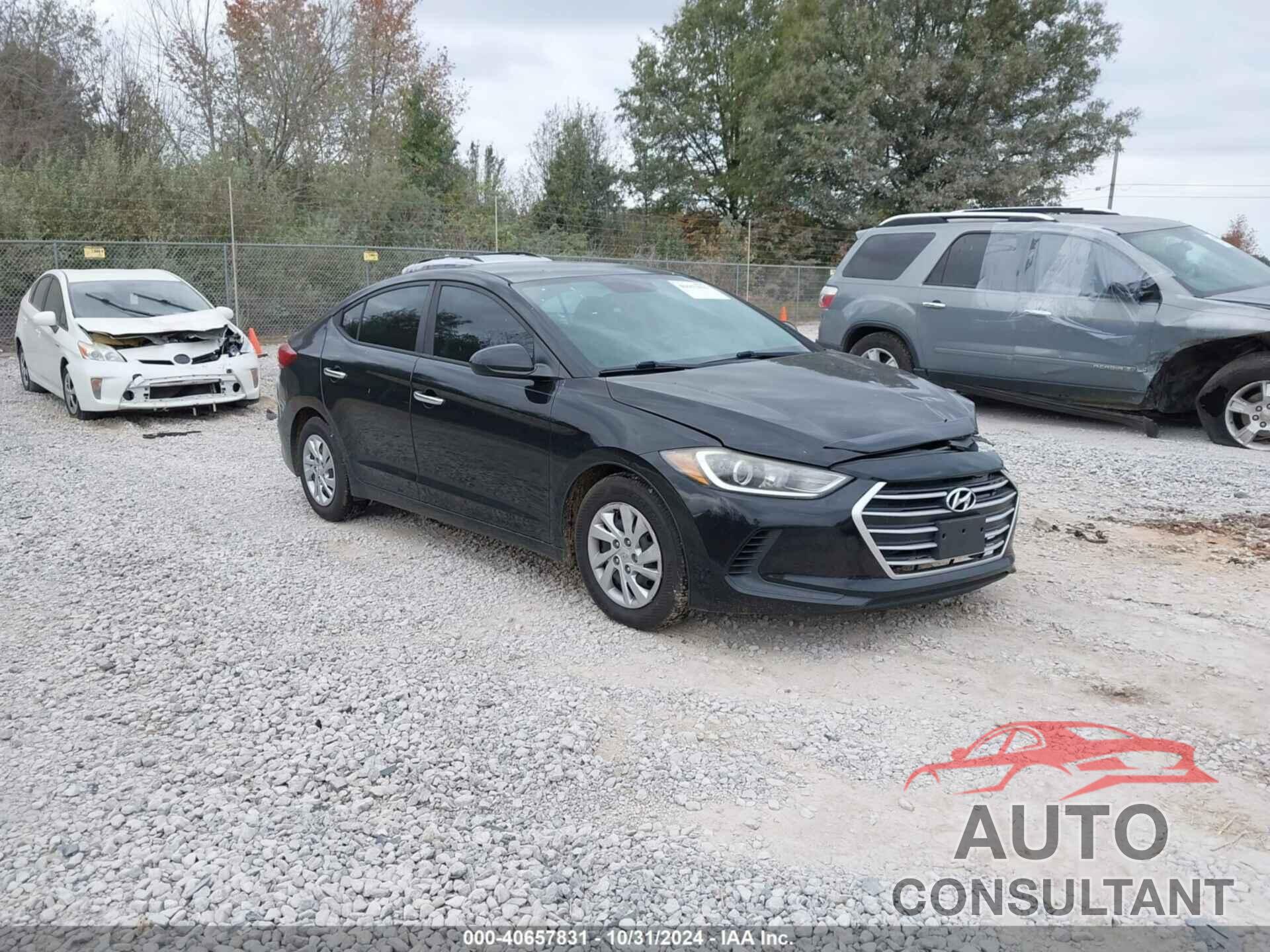 HYUNDAI ELANTRA 2017 - KMHD74LF4HU092363