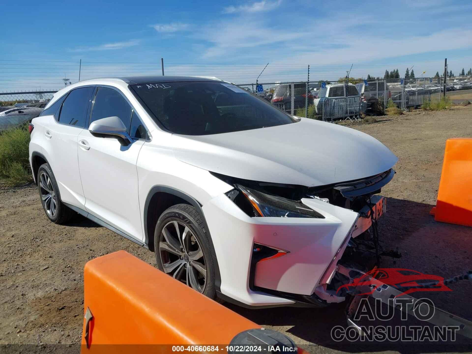 LEXUS RX 350 2016 - 2T2ZZMCA1GC024893