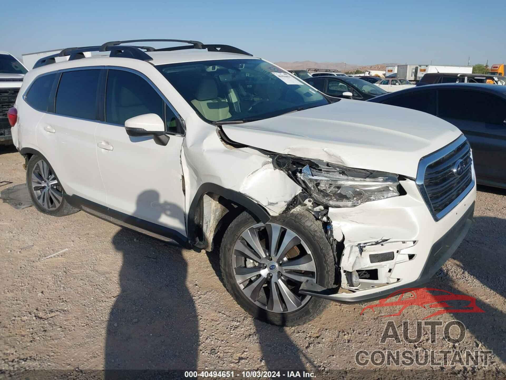 SUBARU ASCENT 2019 - 4S4WMAMD3K3476371