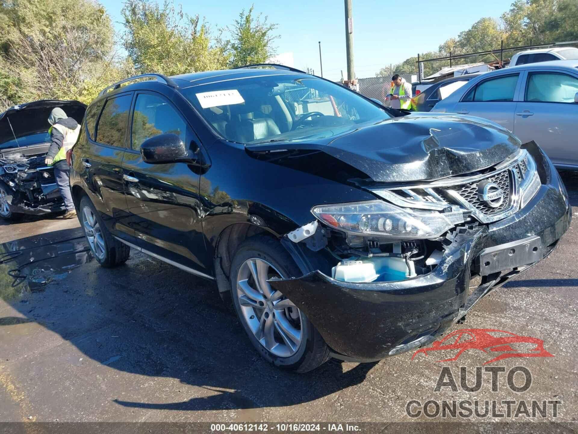 NISSAN MURANO 2011 - JN8AZ1MW0BW160060