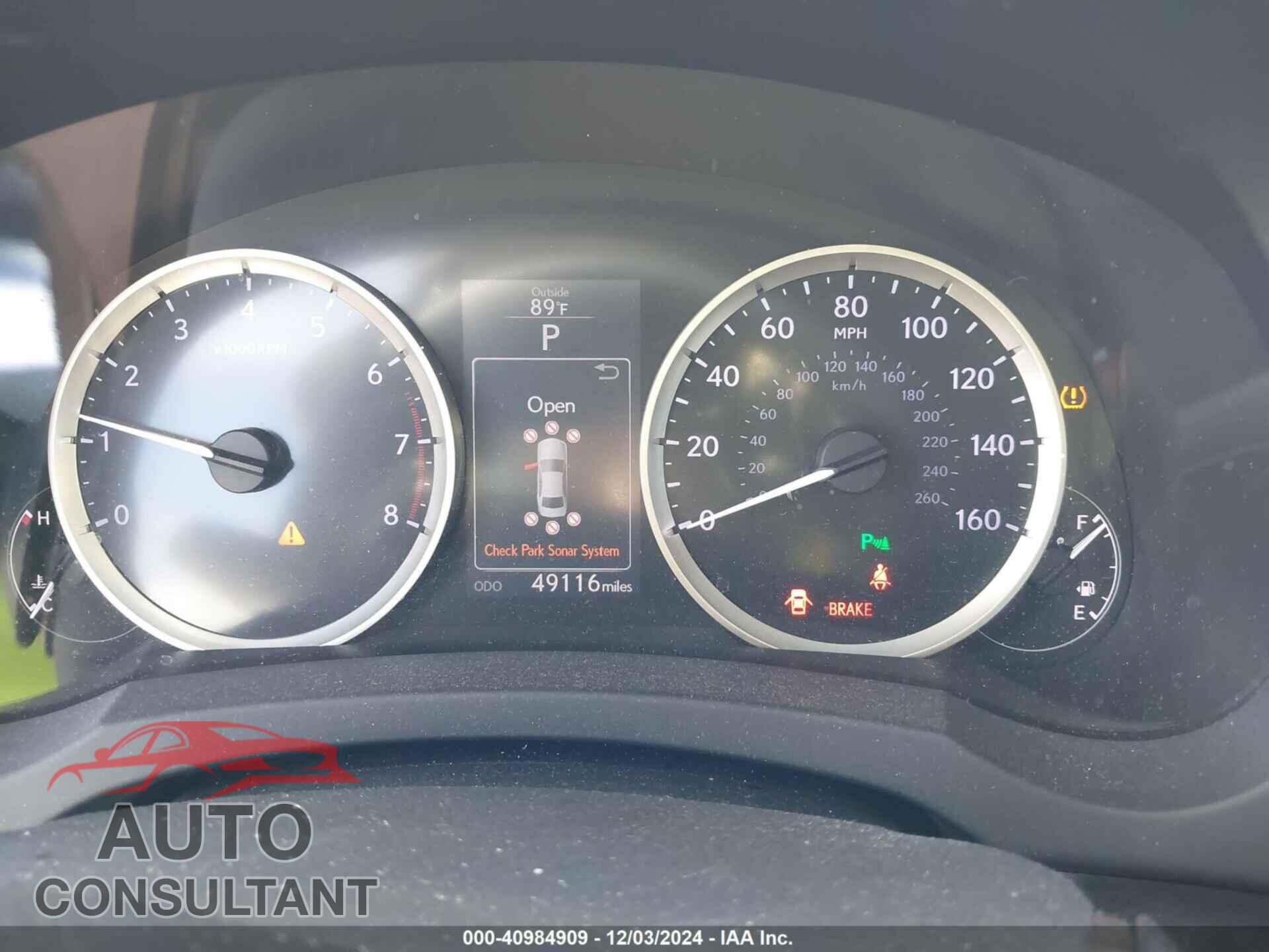 LEXUS IS 350 2014 - JTHBE1D22E5011814