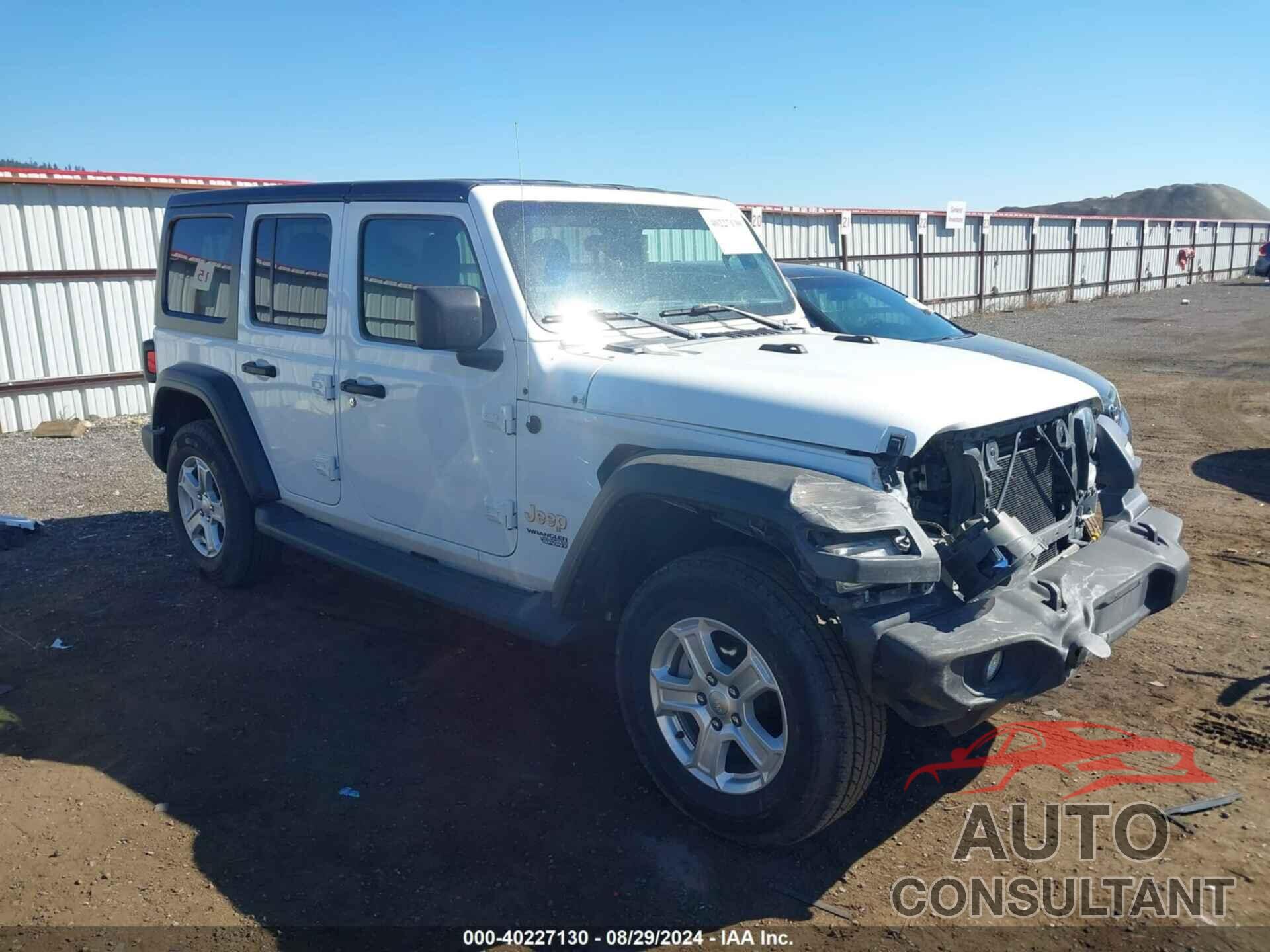 JEEP WRANGLER UNLIMITED 2020 - 1C4HJXDN2LW204427