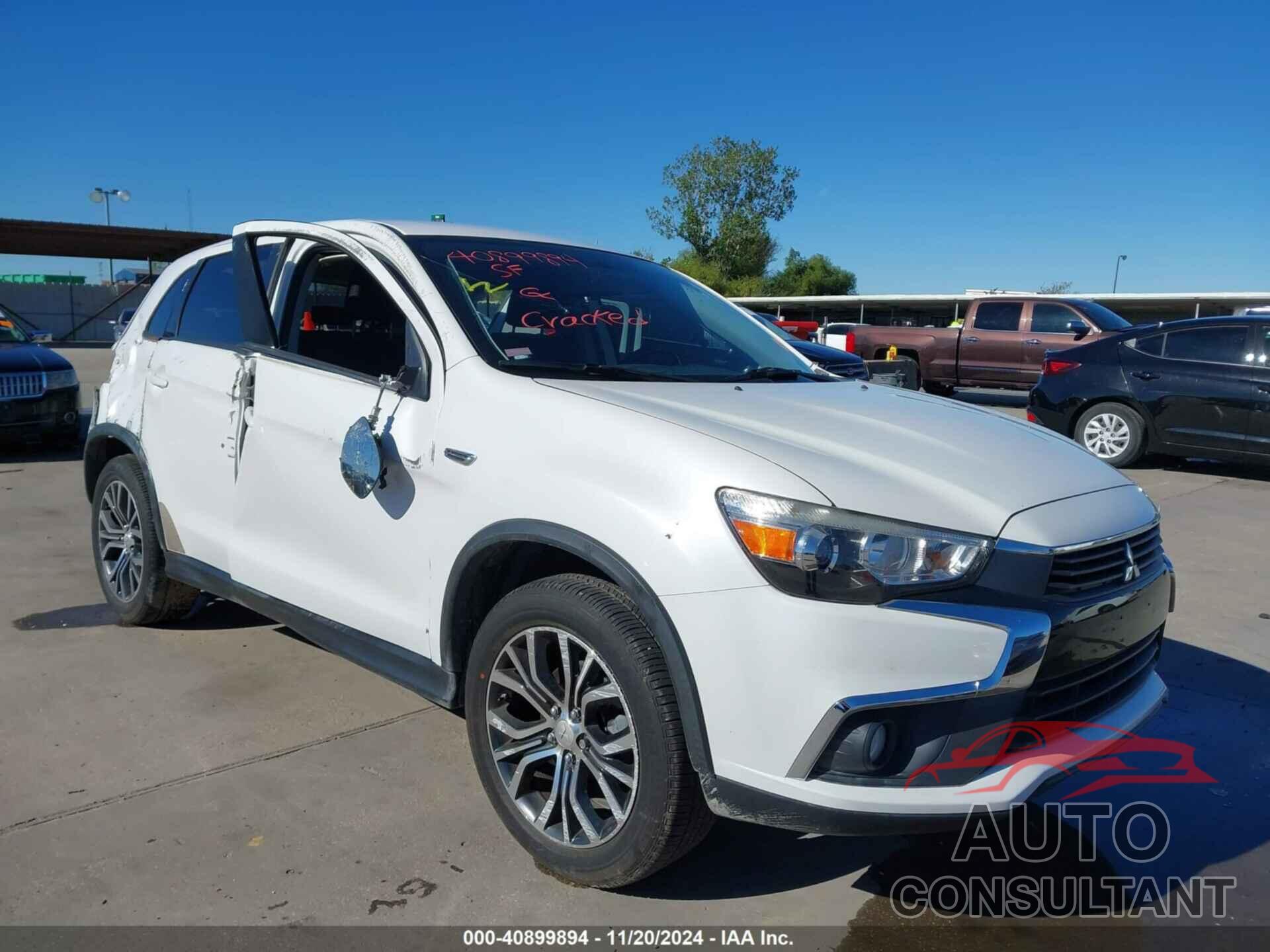 MITSUBISHI OUTLANDER SPORT 2017 - JA4AP3AW6HZ031646