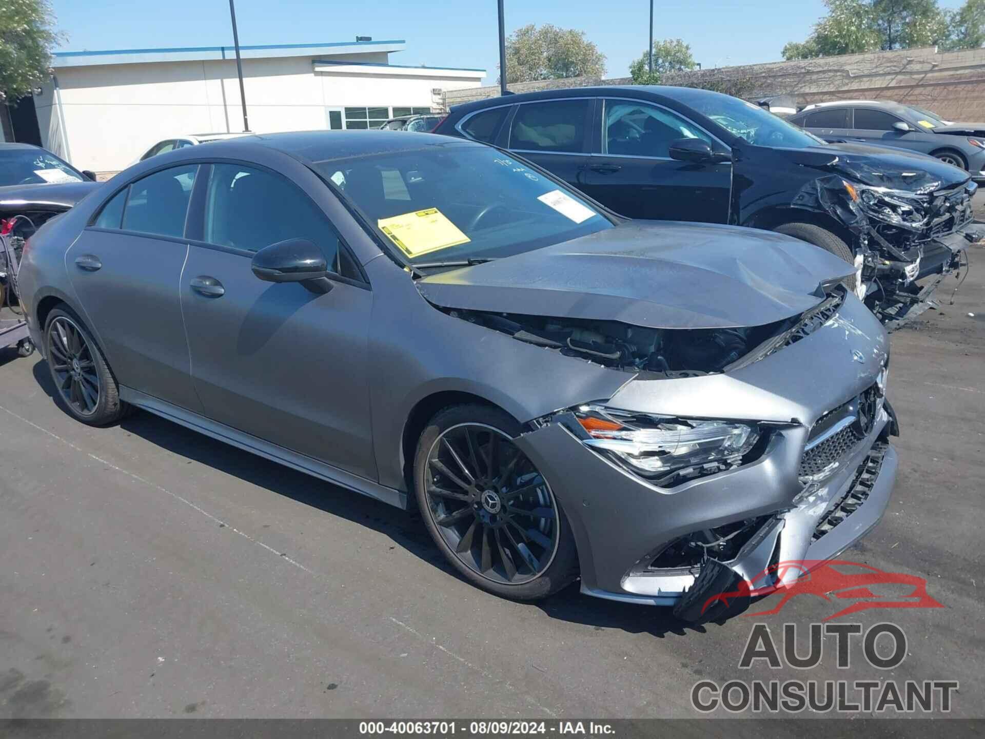 MERCEDES-BENZ CLA 250 2020 - WDD5J4GB9LN040530