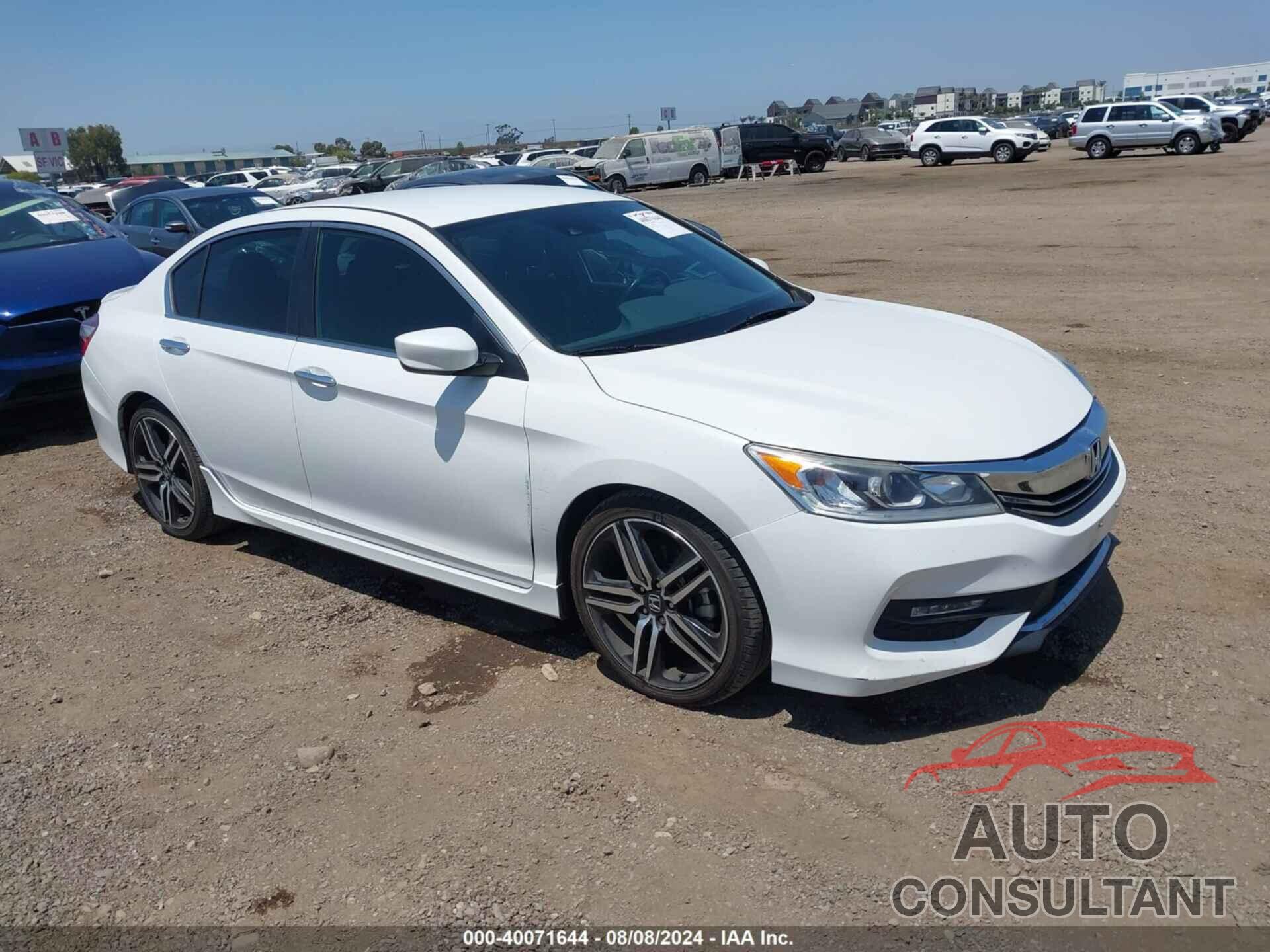 HONDA ACCORD 2016 - 1HGCR2F64GA167011