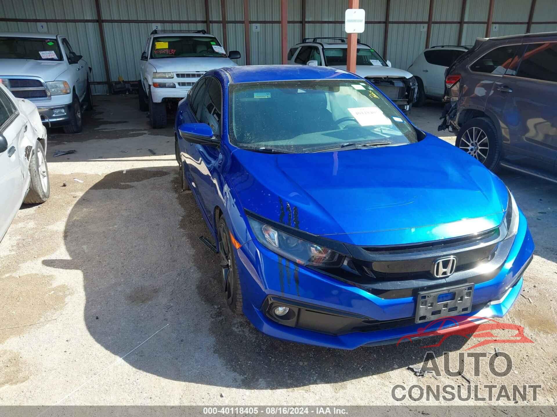 HONDA CIVIC 2020 - 19XFC2F82LE002225