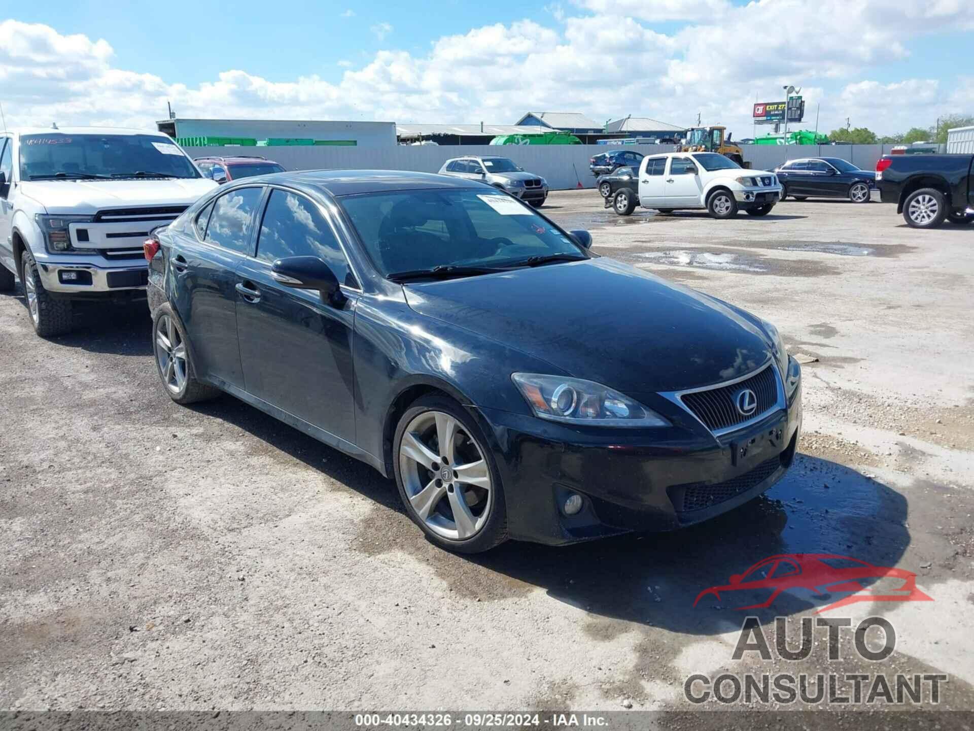 LEXUS IS 250 2012 - JTHBF5C22C5171131