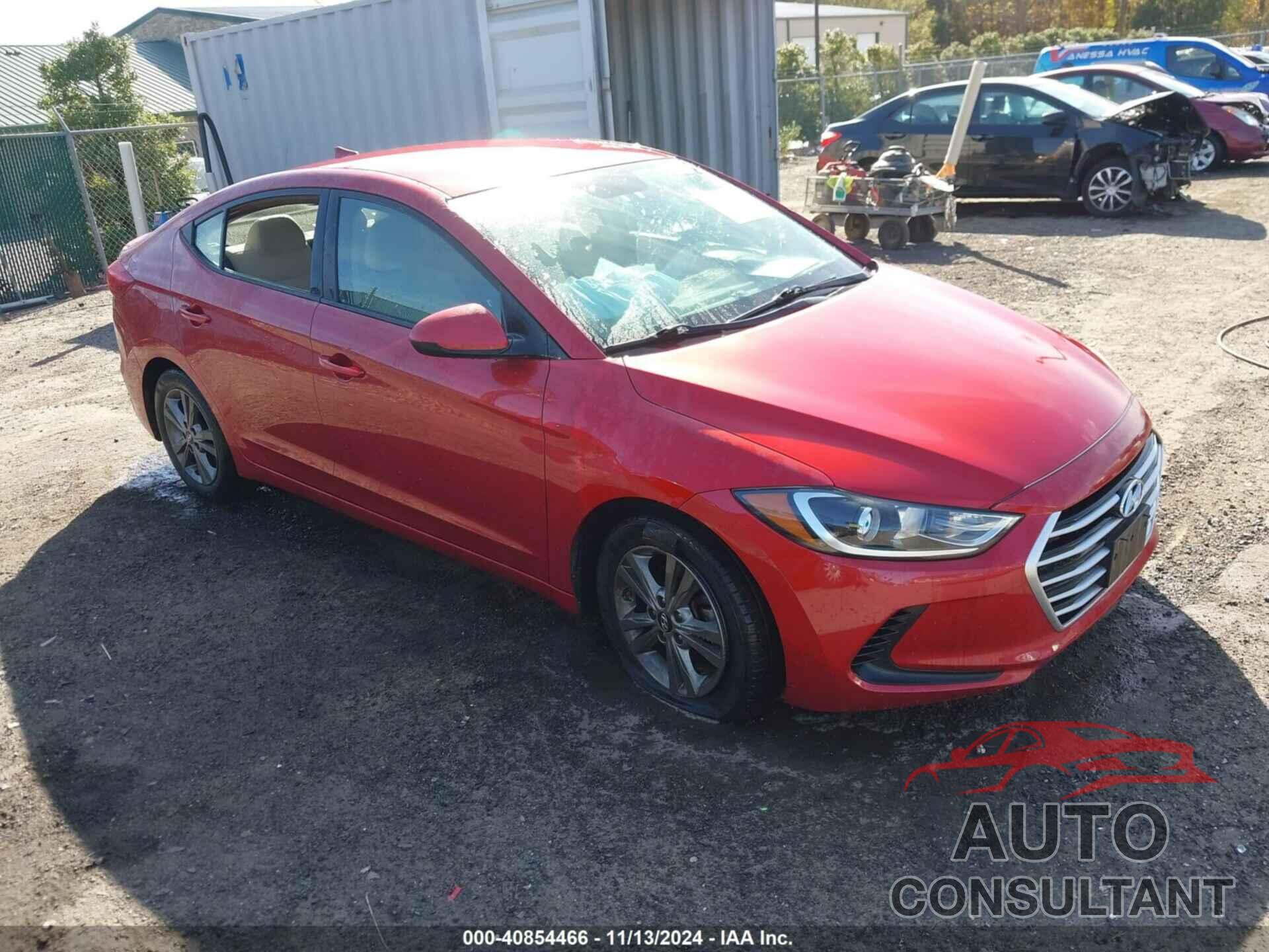 HYUNDAI ELANTRA 2018 - 5NPD84LF2JH330356