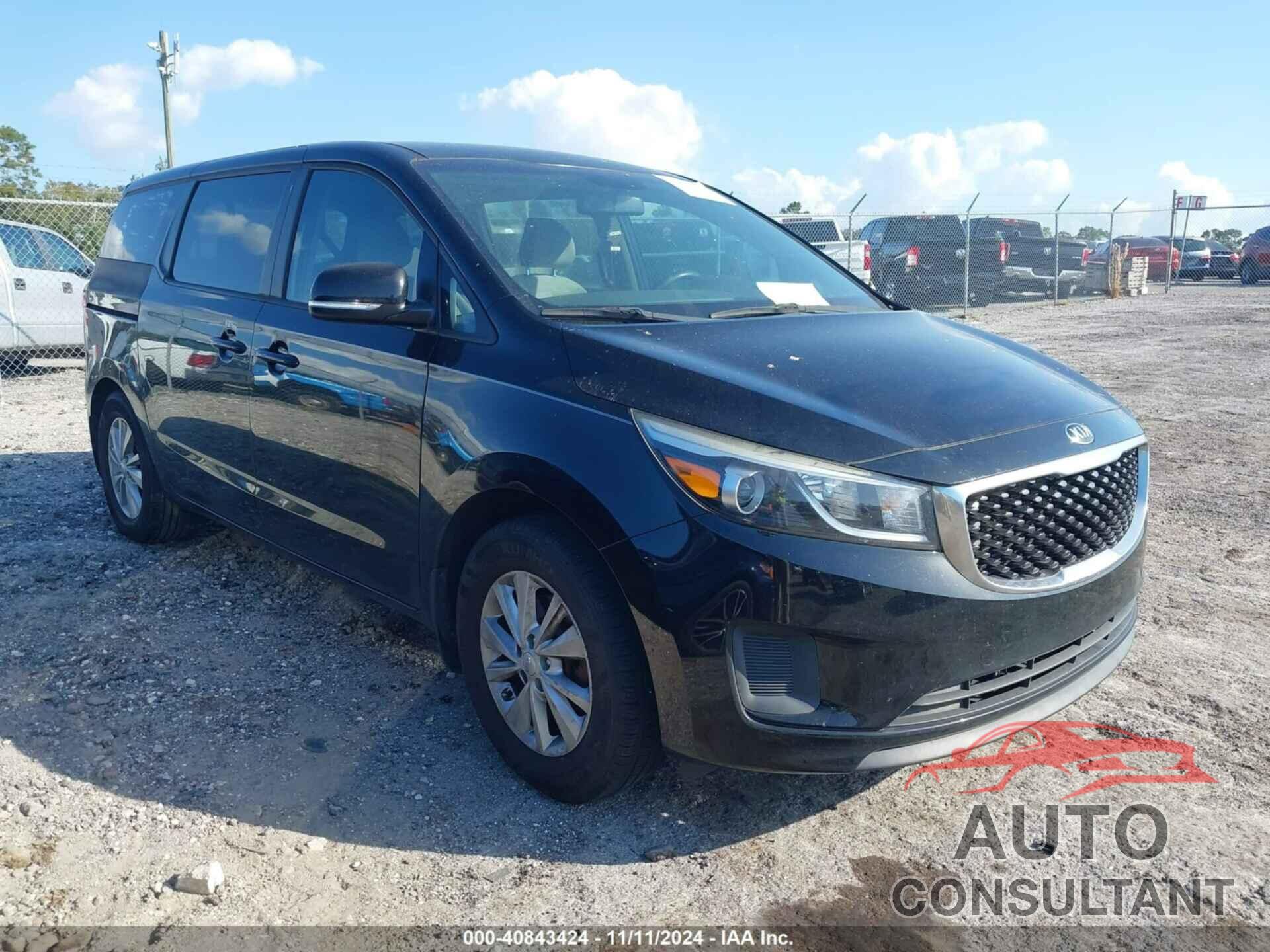 KIA SEDONA 2016 - KNDMA5C17G6183114