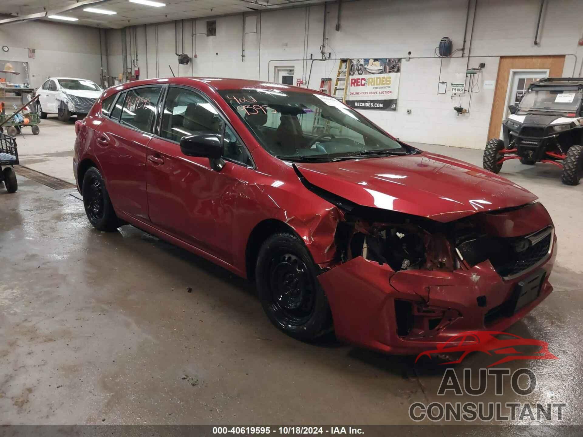 SUBARU IMPREZA 2018 - 4S3GTAA6XJ3710165