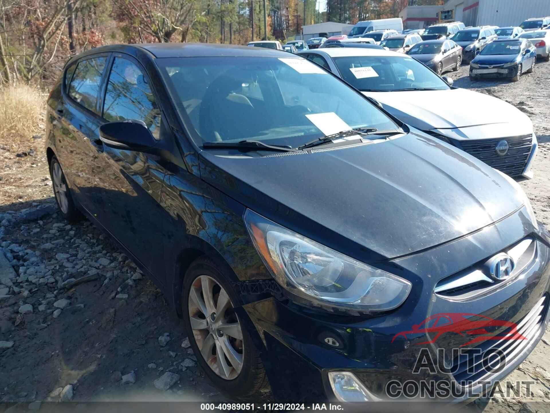 HYUNDAI ACCENT 2013 - KMHCU5AE4DU090014