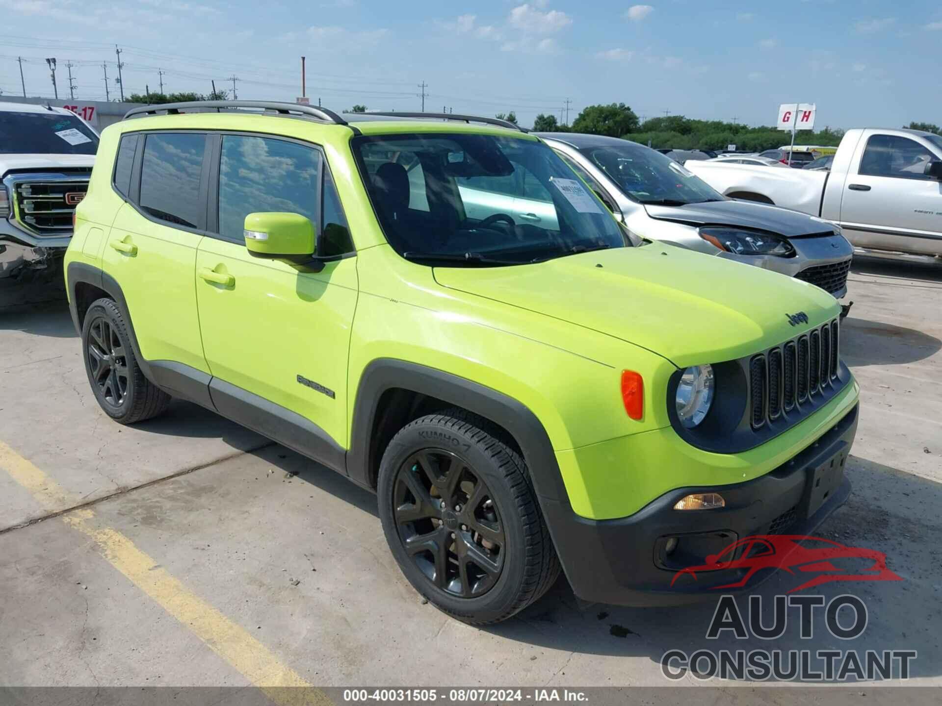 JEEP RENEGADE 2018 - ZACCJABB8JPG89005