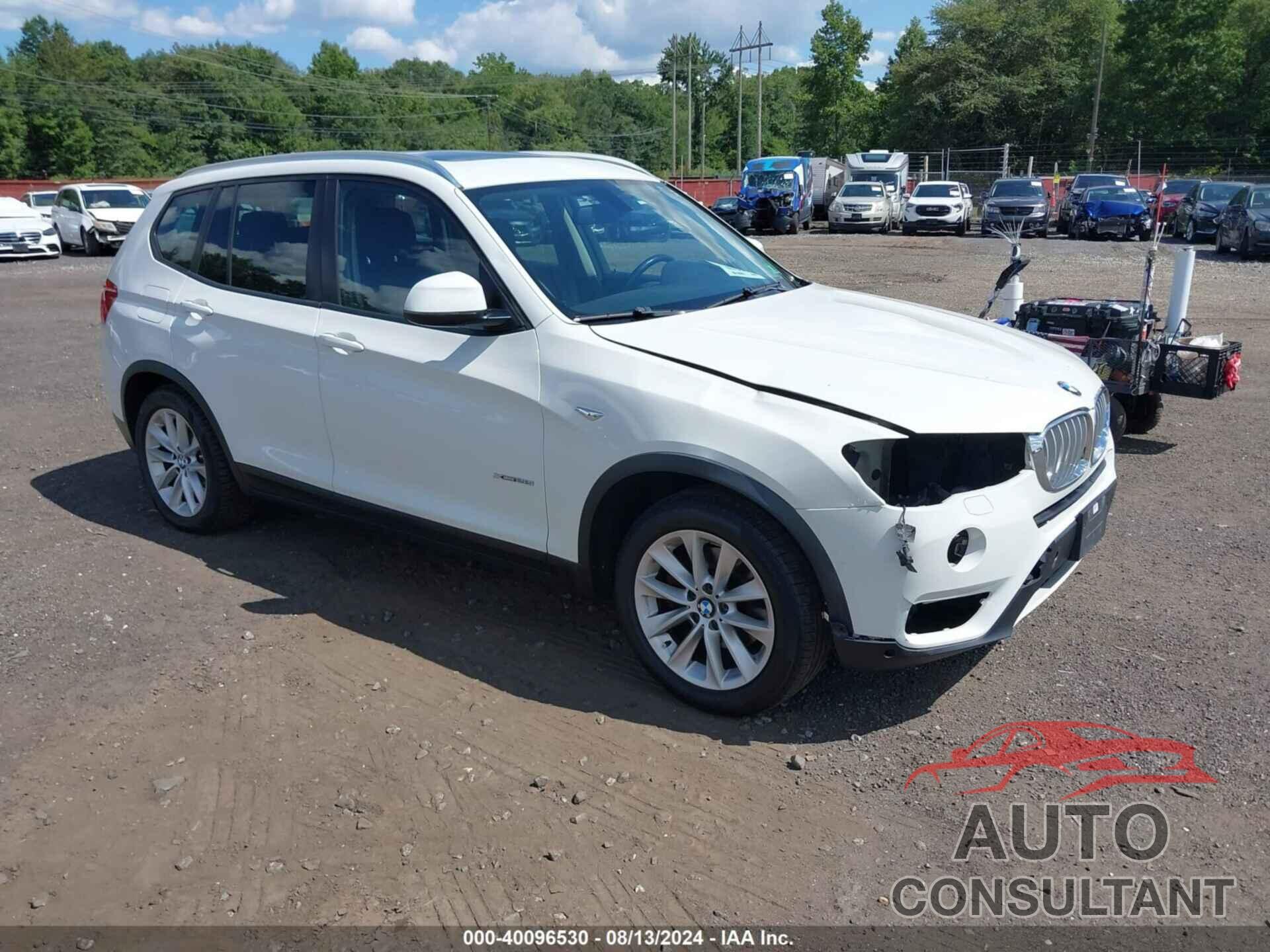 BMW X3 2017 - 5UXWX9C3XH0T16922