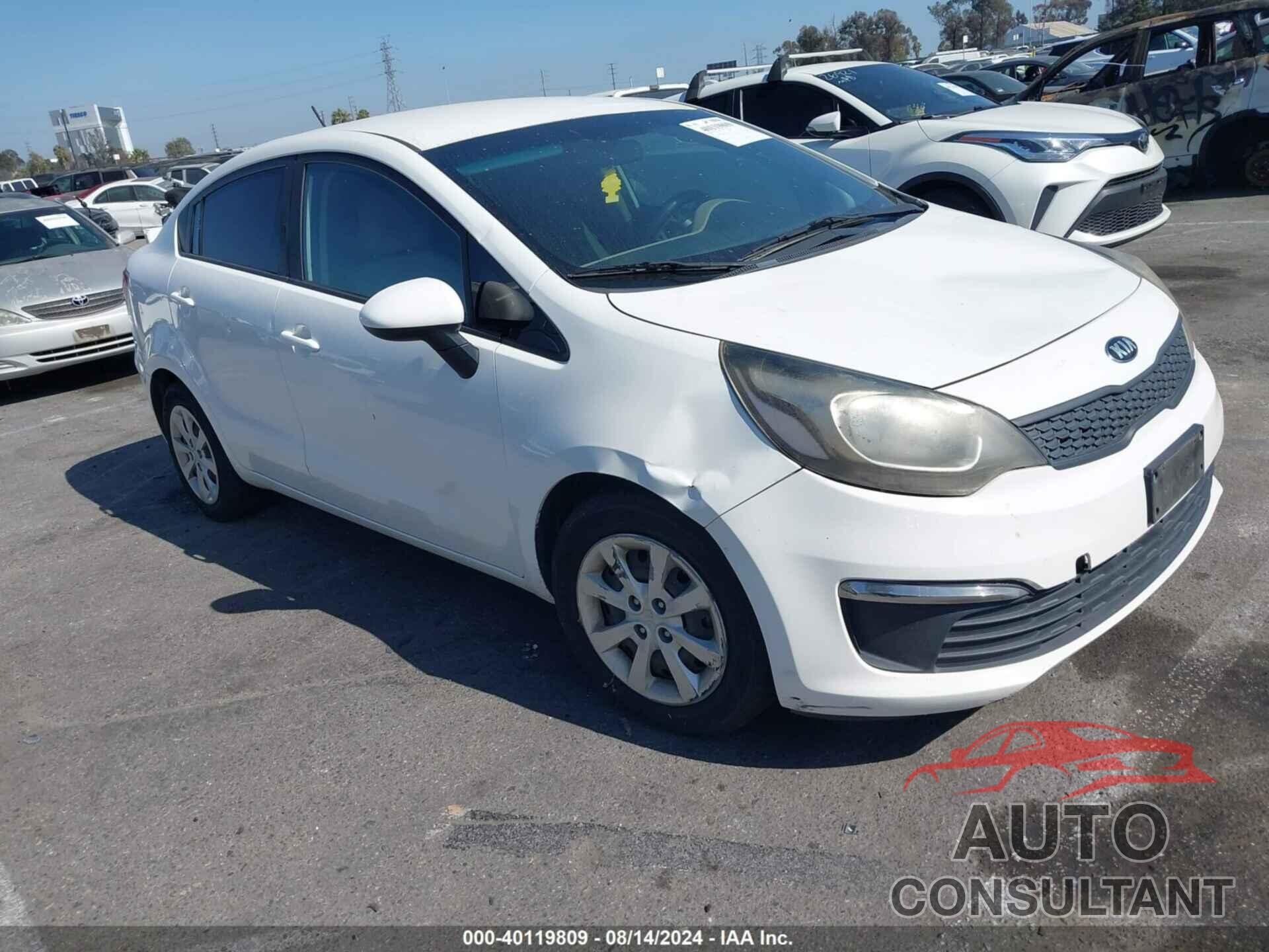 KIA RIO 2016 - KNADM4A3XG6696277