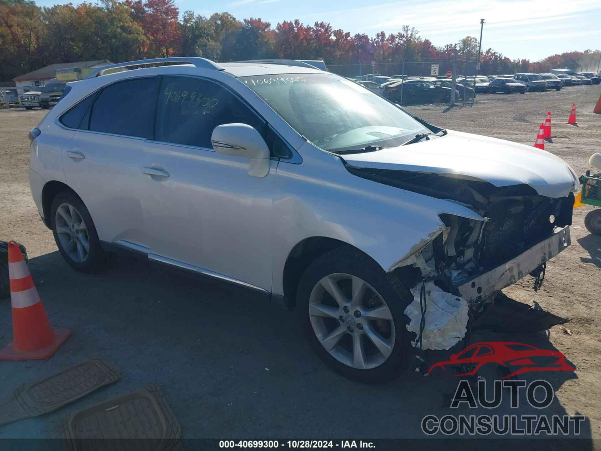 LEXUS RX 350 2012 - 2T2ZK1BA6CC078964