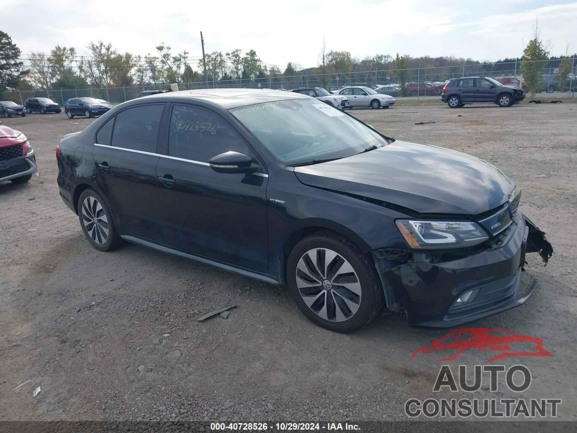 VOLKSWAGEN JETTA HYBRID 2016 - 3VW637AJ9GM394037